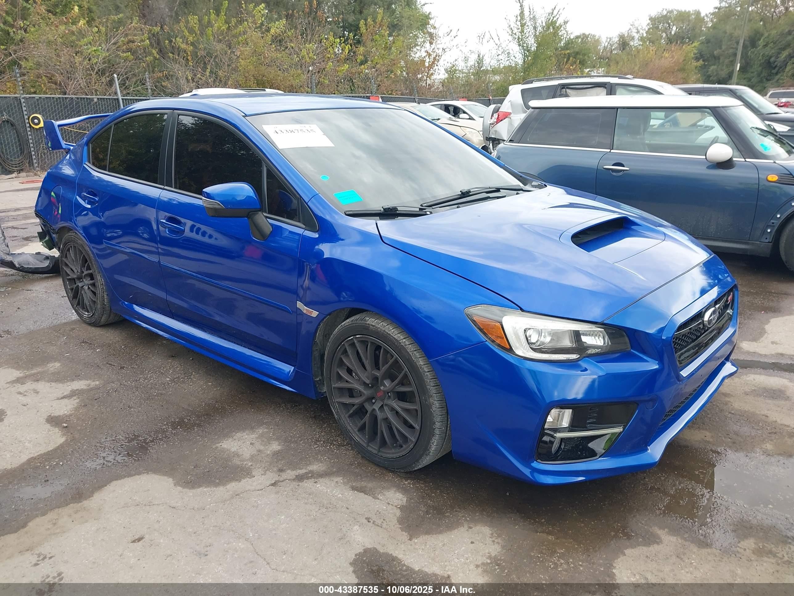 2016 Subaru WRX STI, VIN JF1VA2M68G9811439 — Rear end