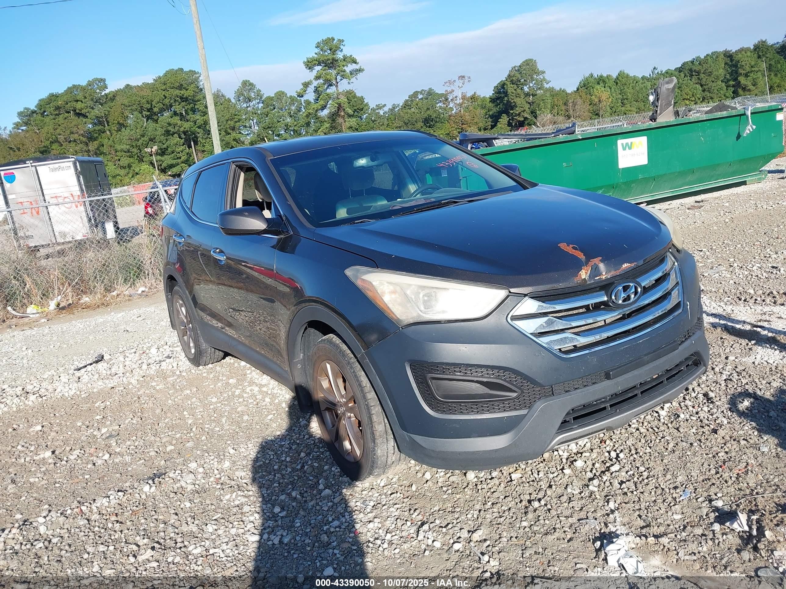 2013 Hyundai Santa Fe Sport, VIN 5XYZT3LBXDG061739 — Front end