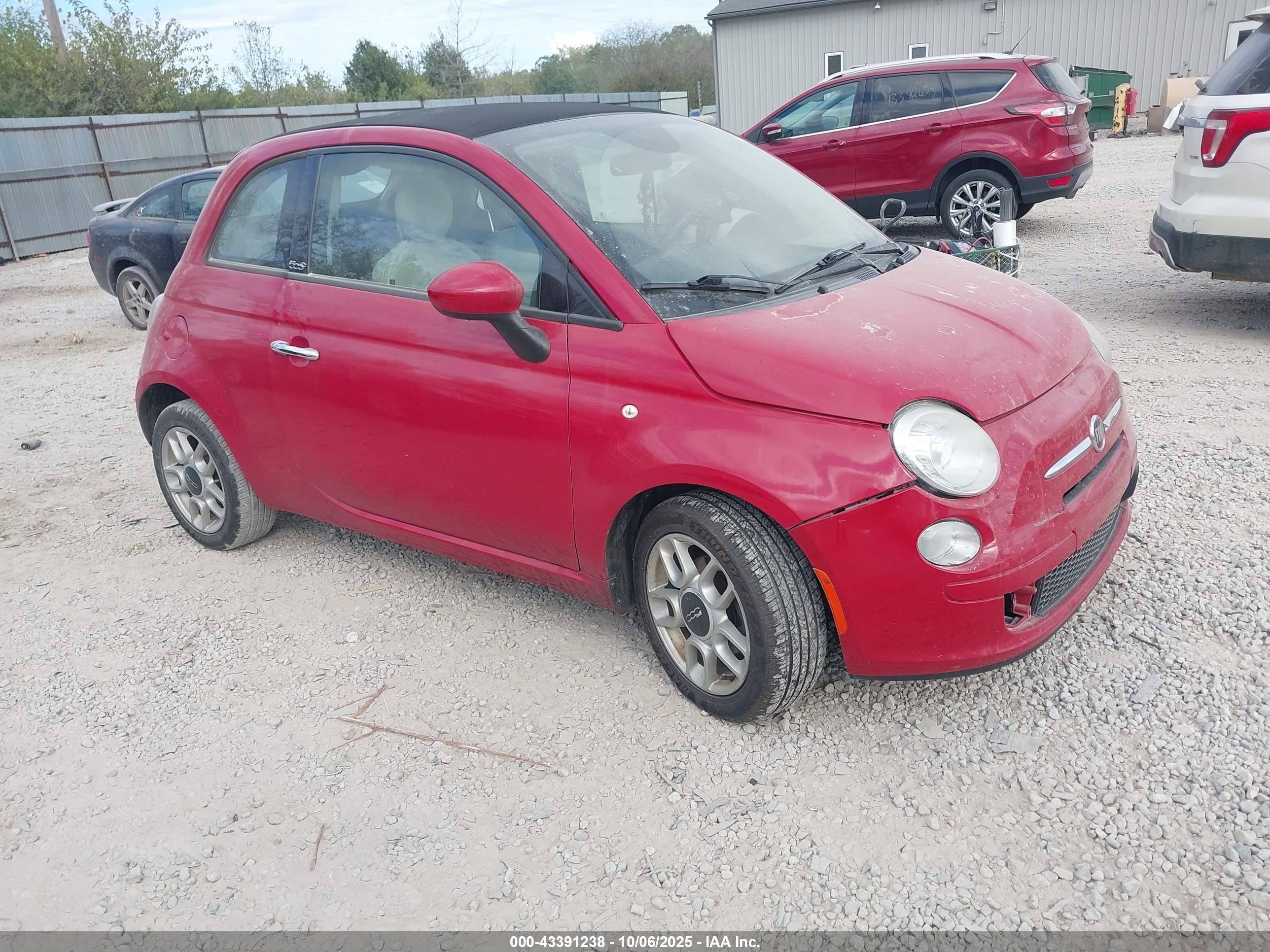 2014 FIAT 500 Pop, VIN 3C3CFFDR2ET173136 — Front end