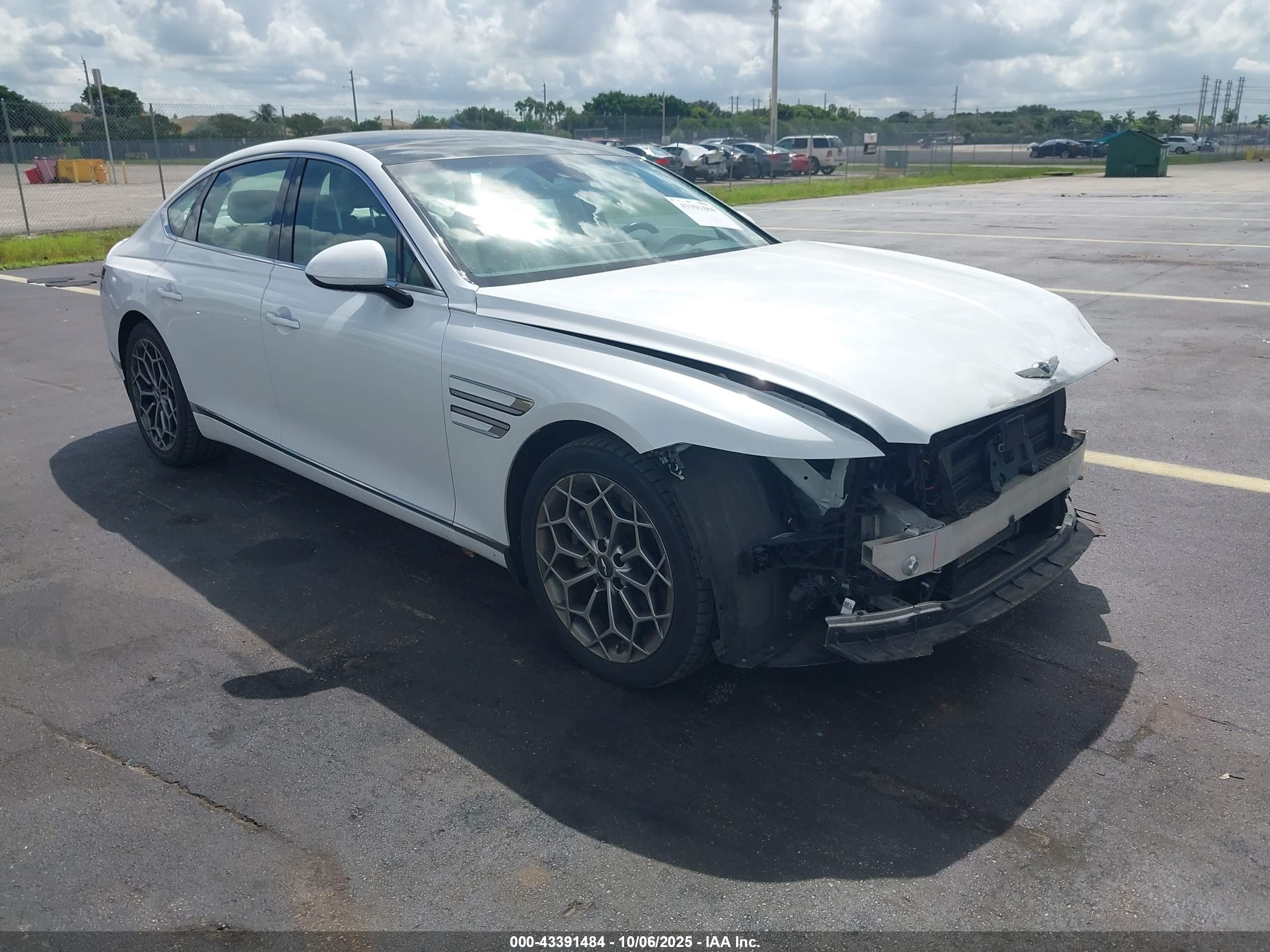 2023 Genesis G80 2.5T, VIN KMTGB4SC8PU145816 — Front end