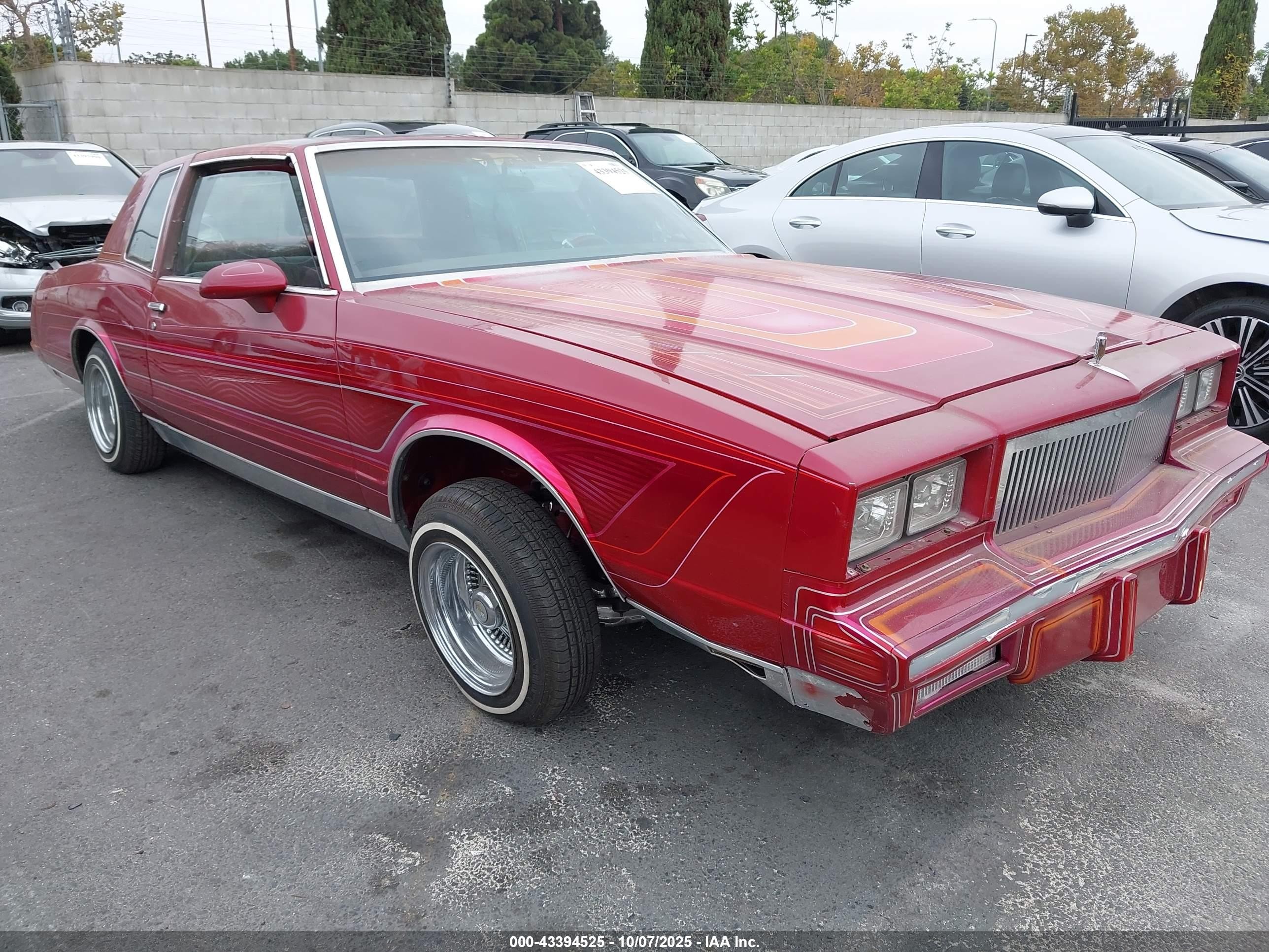 1984 Chevrolet Monte Carlo, VIN 1G1AZ37H2ER200252 — Roof
