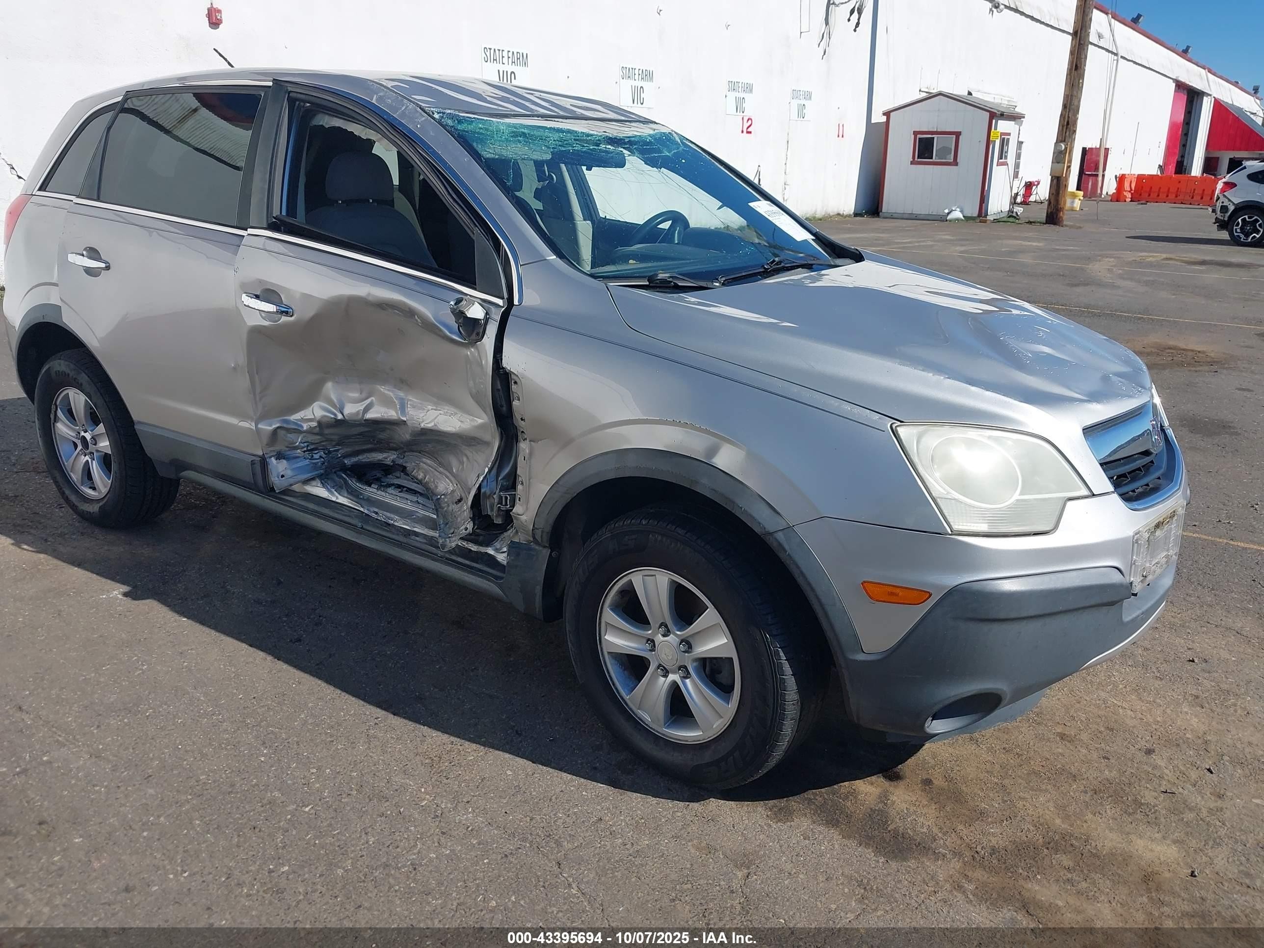 2008 Saturn VUE XE, VIN 3GSCL33P08S689738 — Опрокидывание