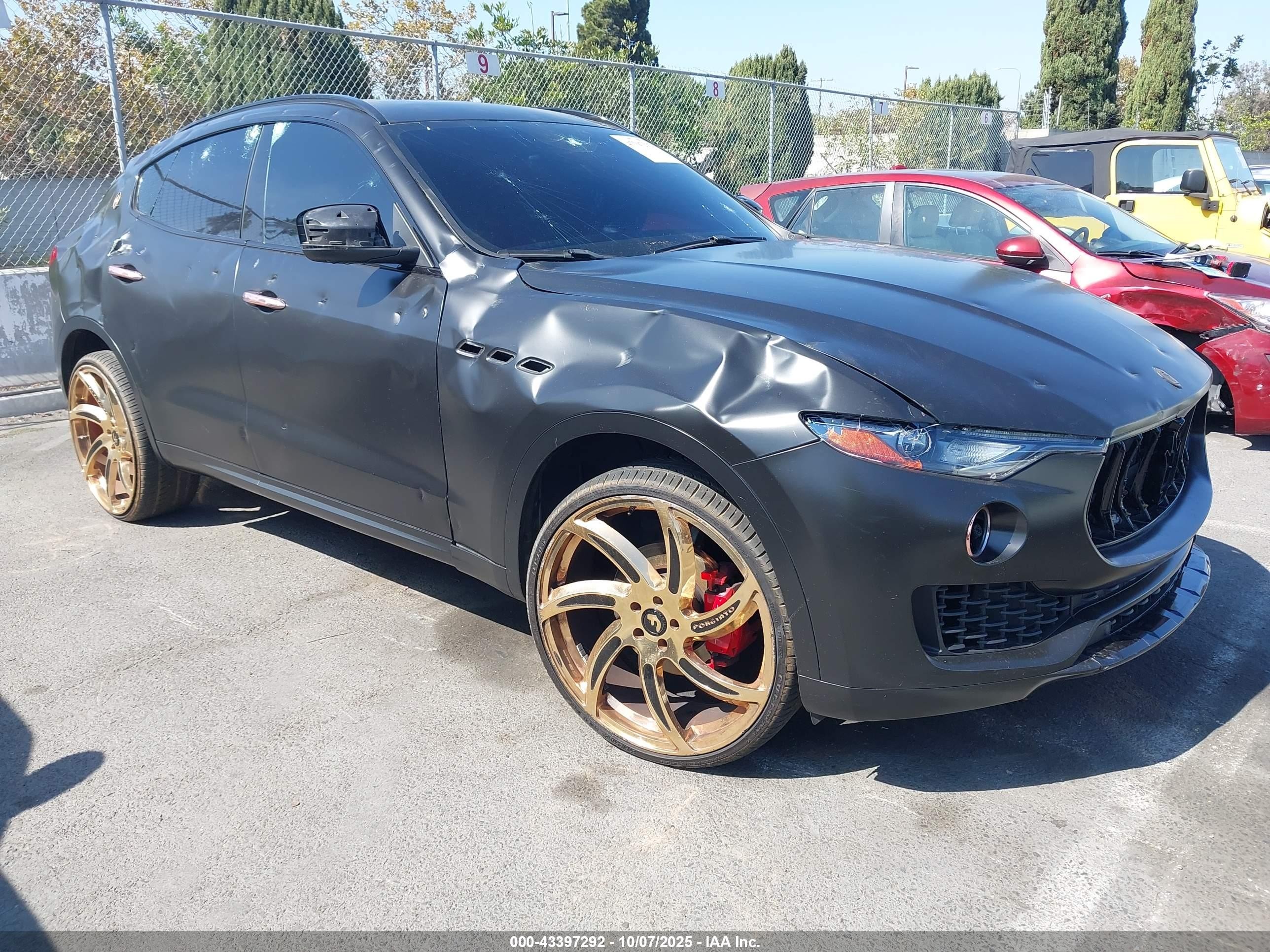 2017 Maserati Levante, VIN ZN661XUL3HX257868 — Vandalism