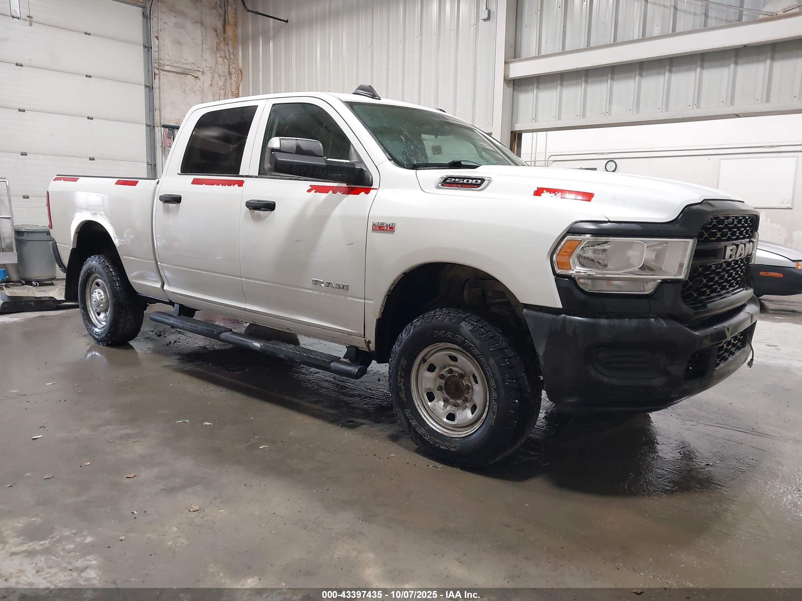2019 Ram 2500 Tradesman, VIN 3C6UR5CJ6KG552231 — Fresh water flood