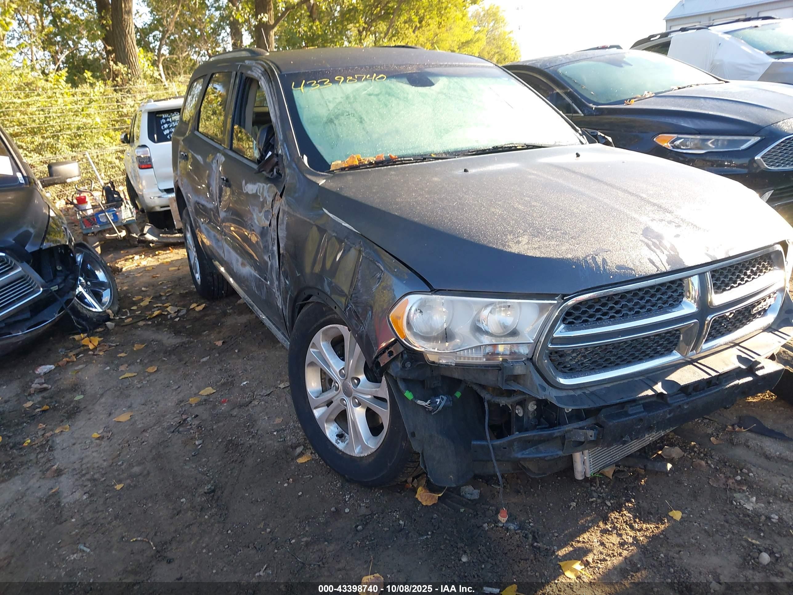 2013 Dodge Durango Crew, VIN 1C4RDJDG1DC688149 — Rollover