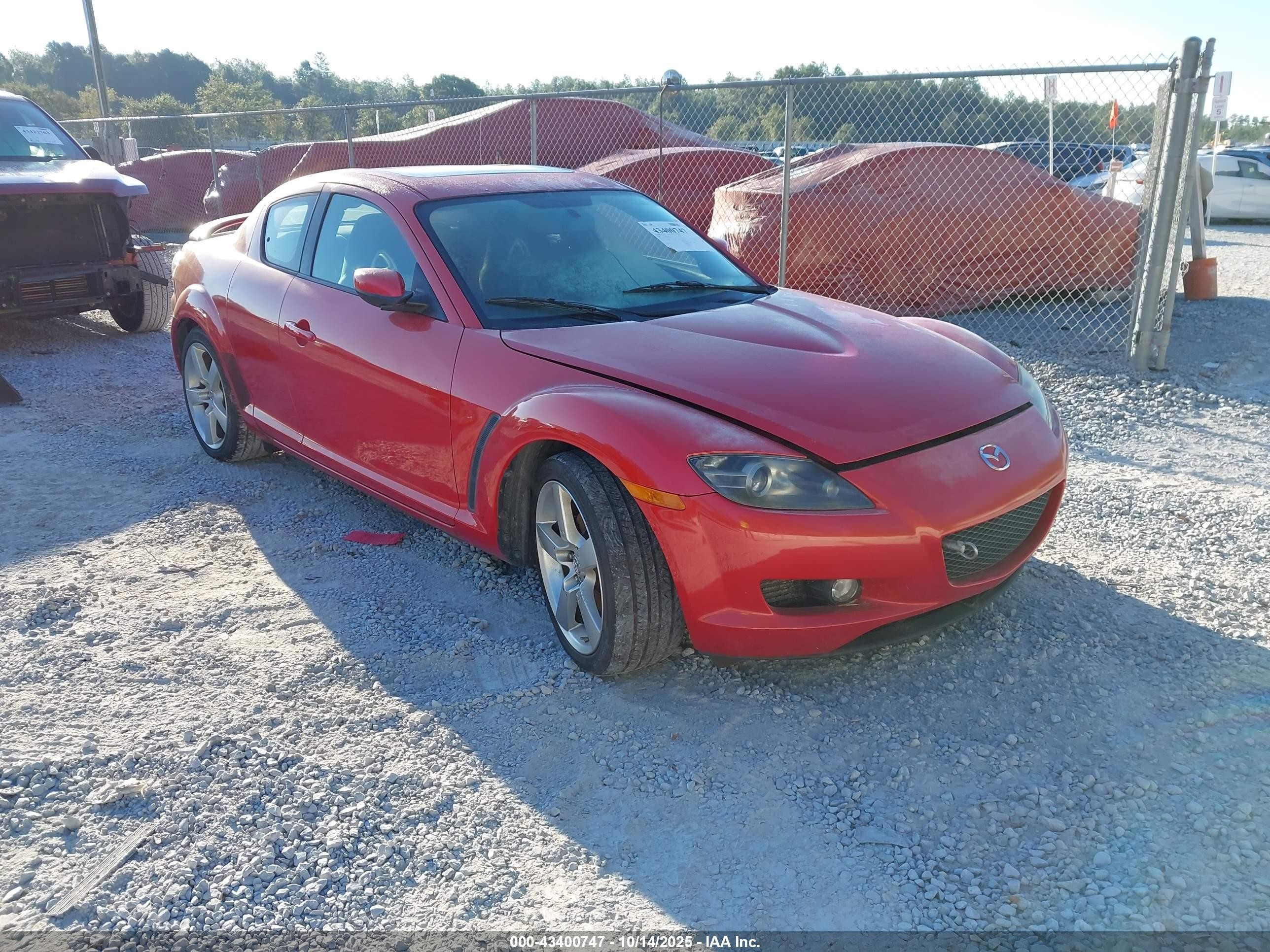 2008 Mazda RX-8 Grand Touring, VIN JM1FE173180215240 — Rear end