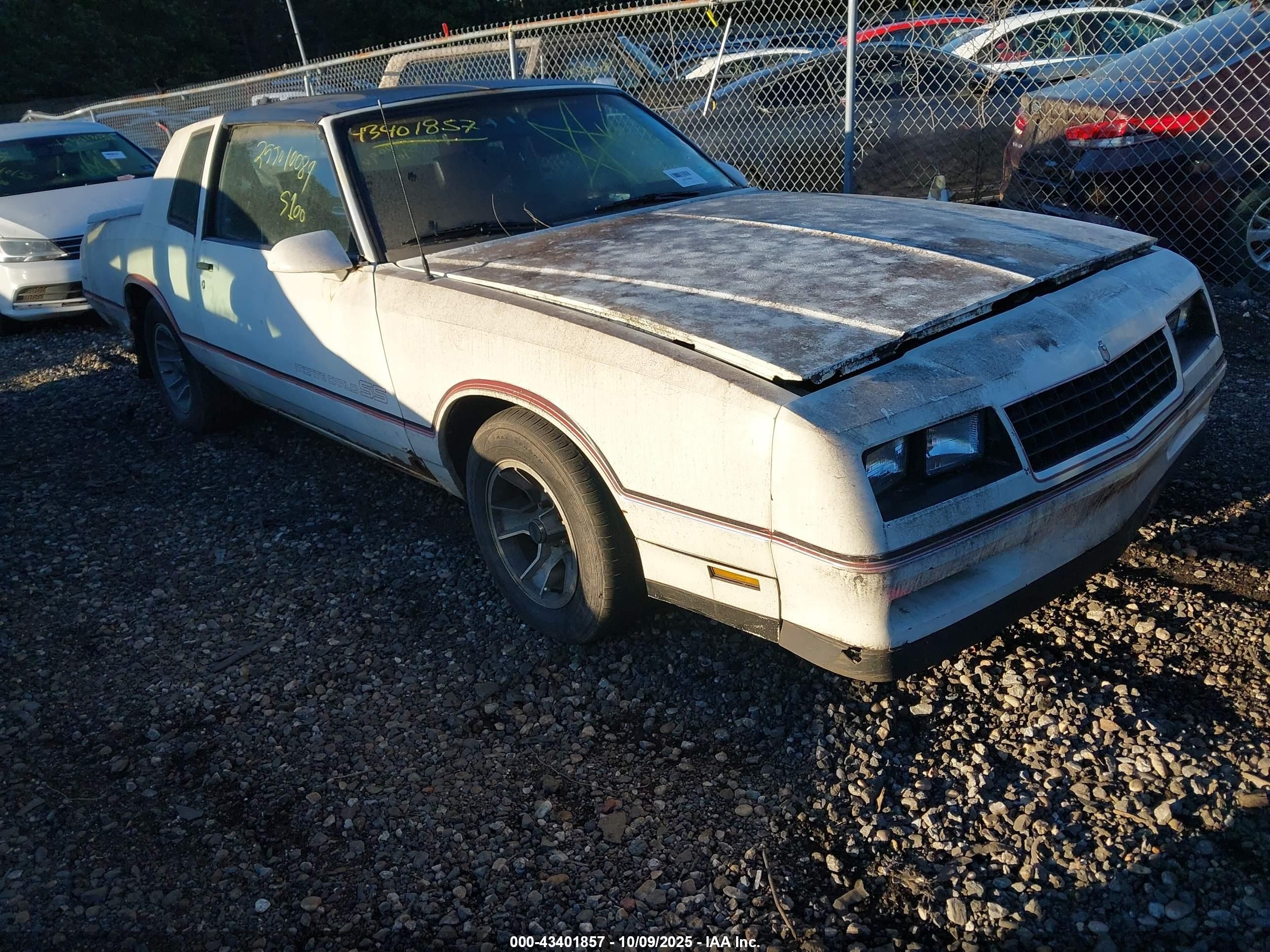 1986 Chevrolet Monte Carlo Sport, VIN 1G1GZ37G1GR208556 — All over
