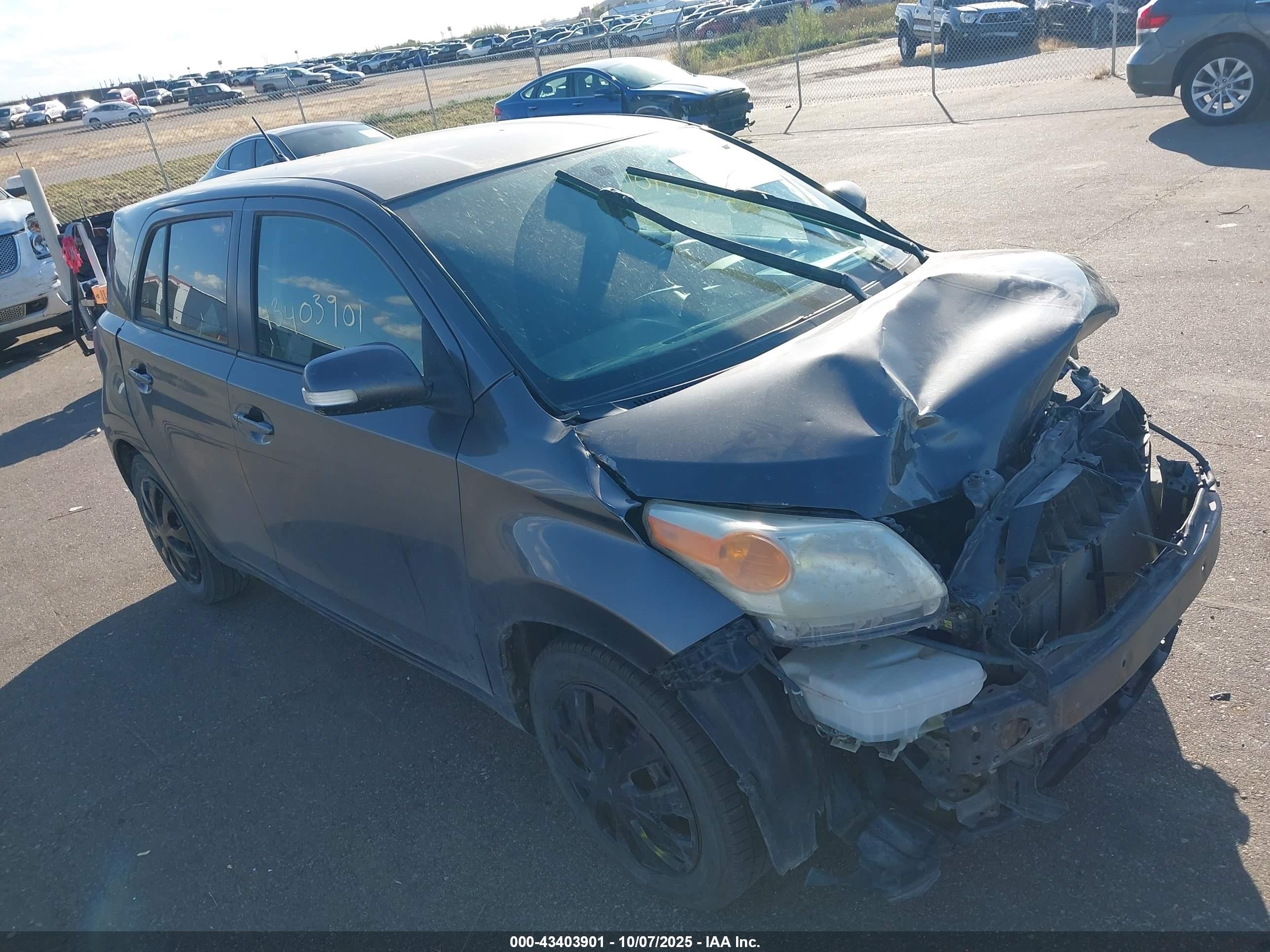 2010 Scion xD, VIN JTKKU4B49AJ057743 — Front end