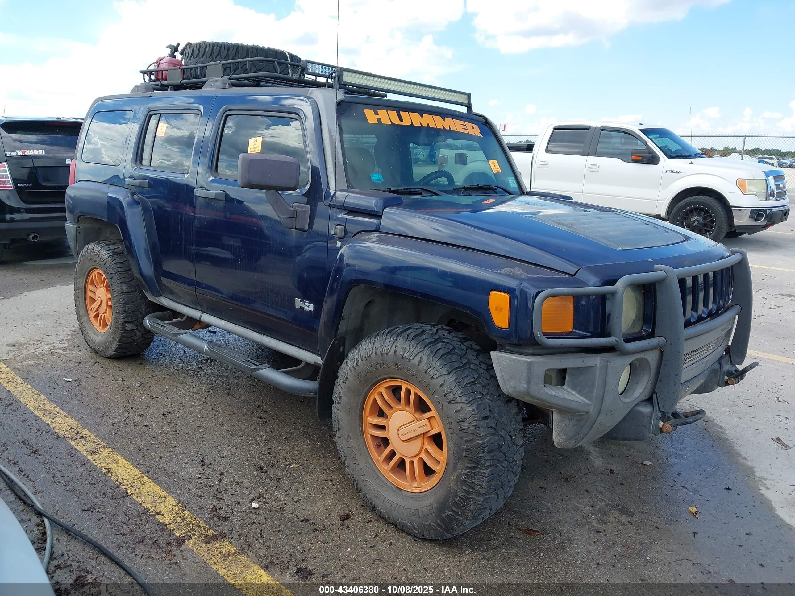 2007 Hummer H3 SUV, VIN 5GTDN13E478123093 — Biohazard / chemical