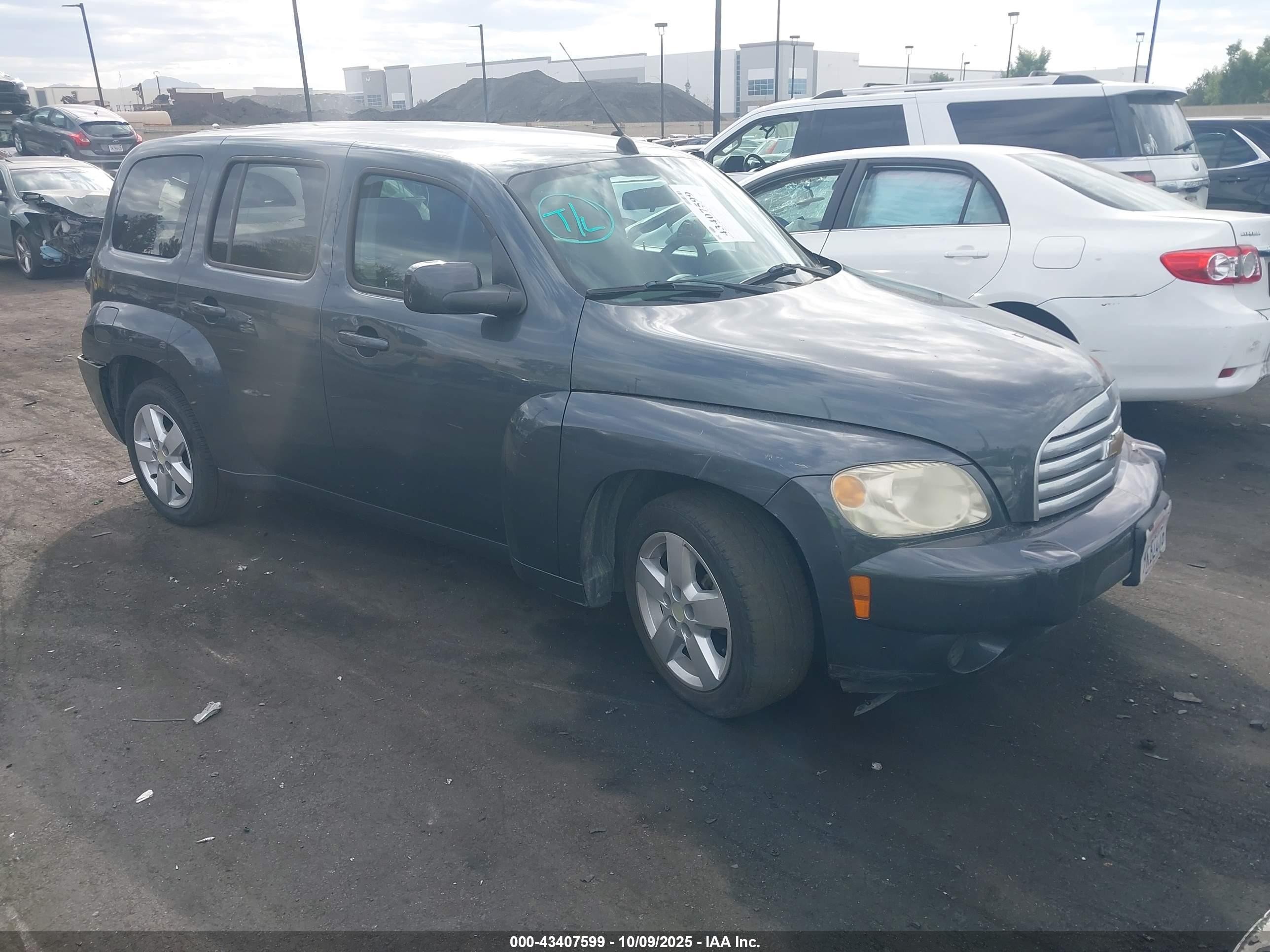 2011 Chevrolet HHR 1LT, VIN 3GNBABFW7BS522379 — Rear end