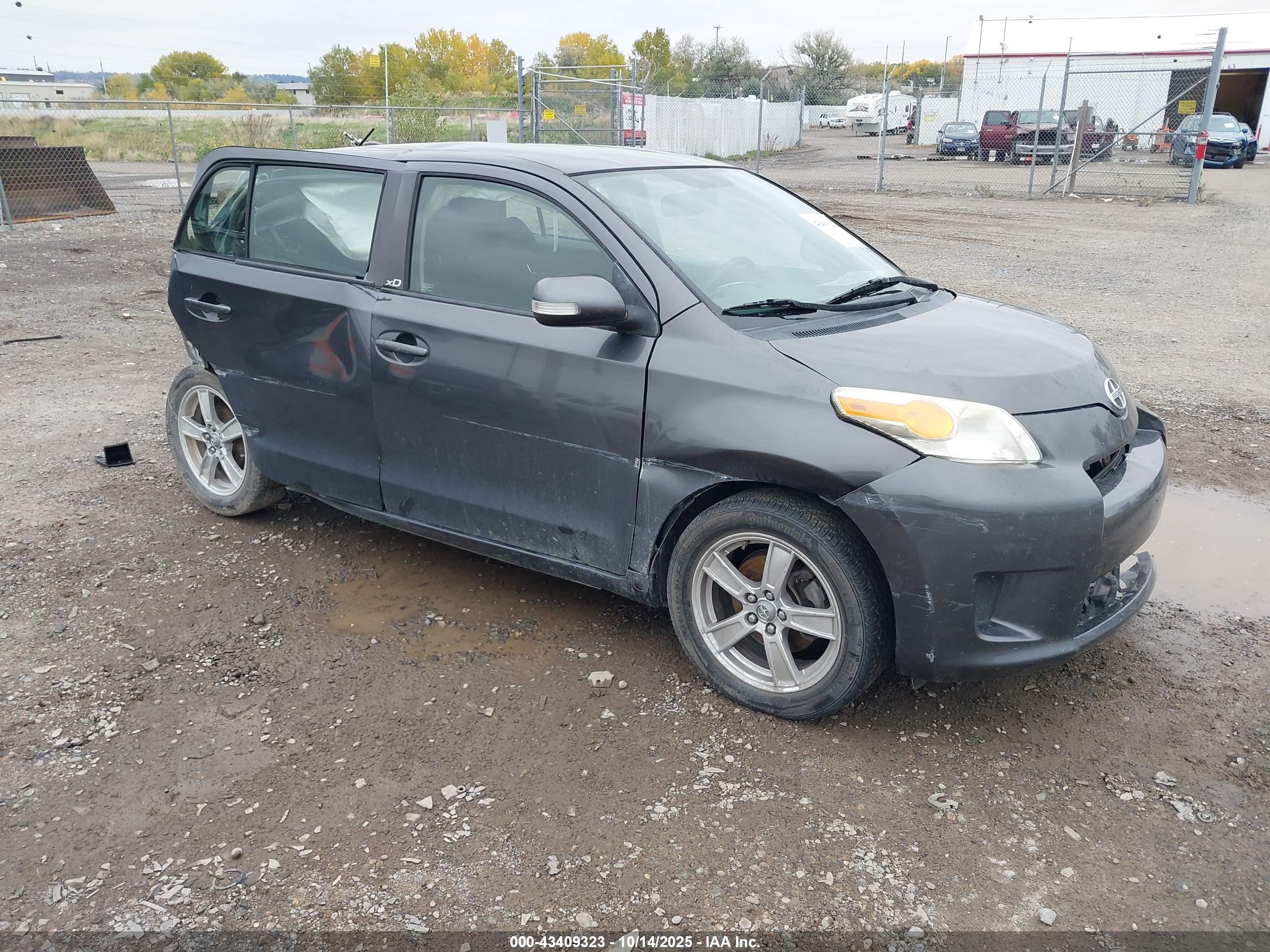 2010 Scion xD, VIN JTKKU4B46A1000383 — Rear end