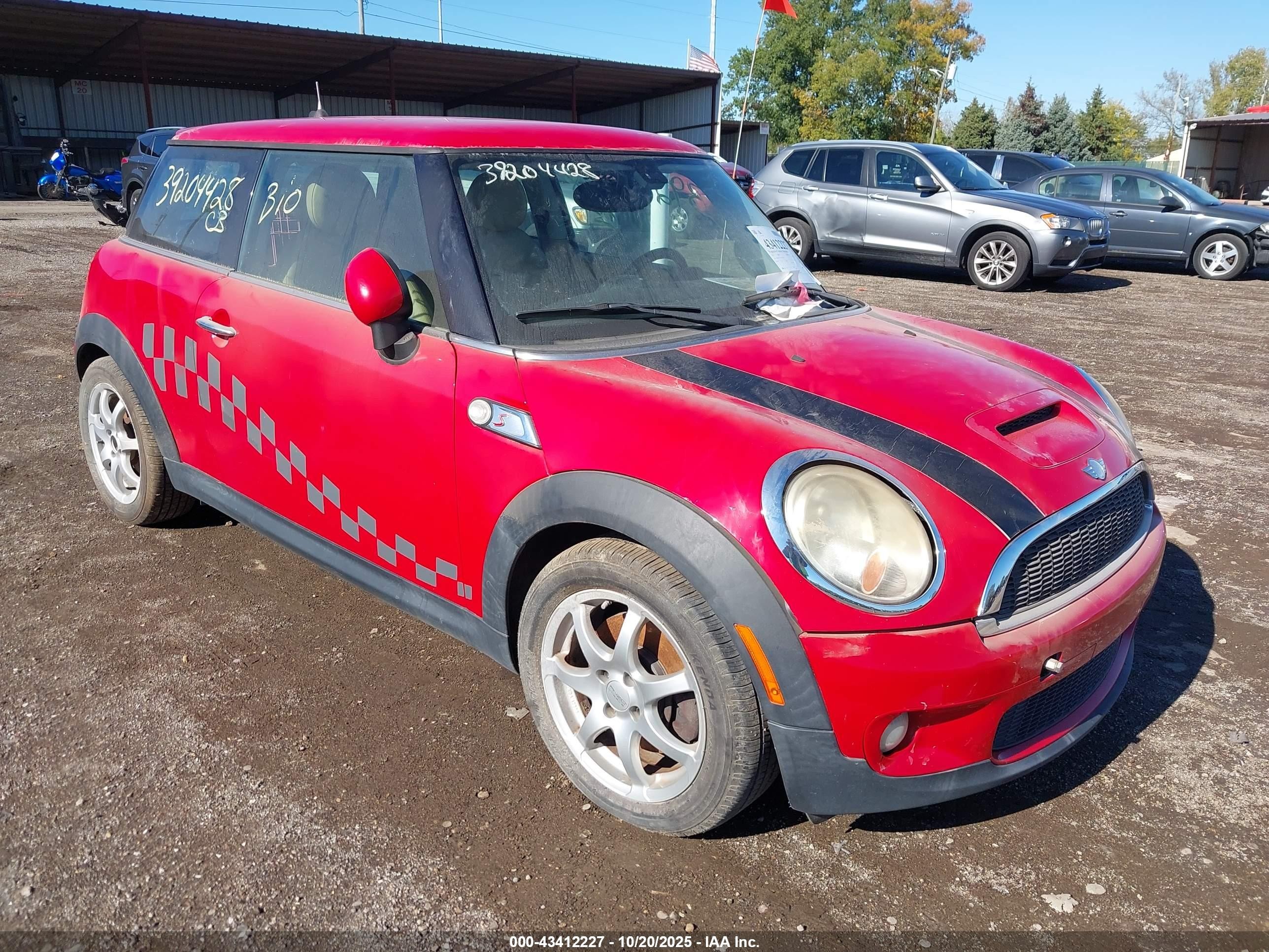 2010 MINI Hardtop S, VIN WMWMF7C56ATZ34628 — Interior fire