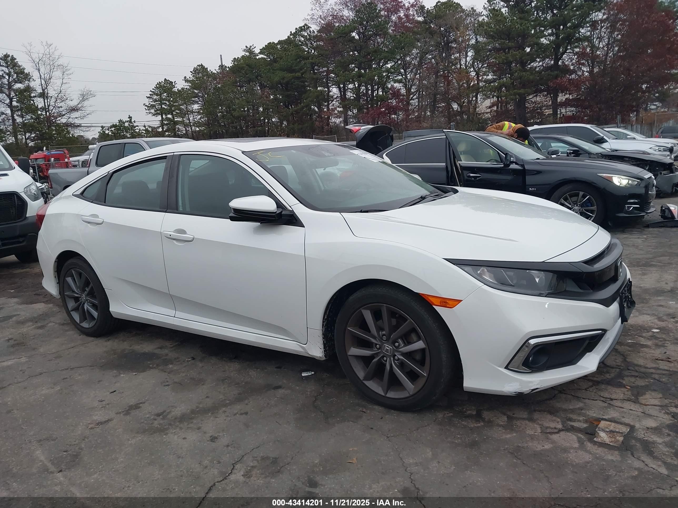 2020 Honda Civic EX, VIN 19XFC1F33LE217062 — Theft recovery