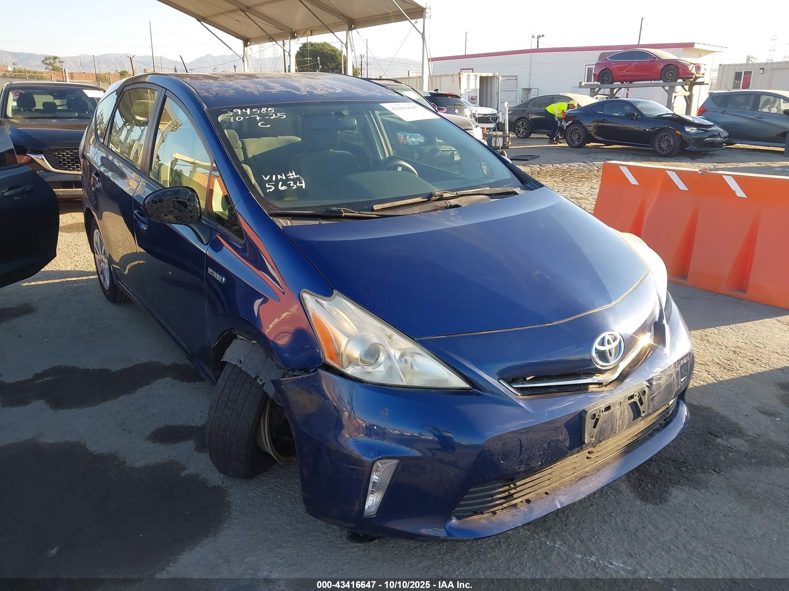 2013 Toyota Prius Three, VIN JTDZN3EUXD3225634 — Theft recovery