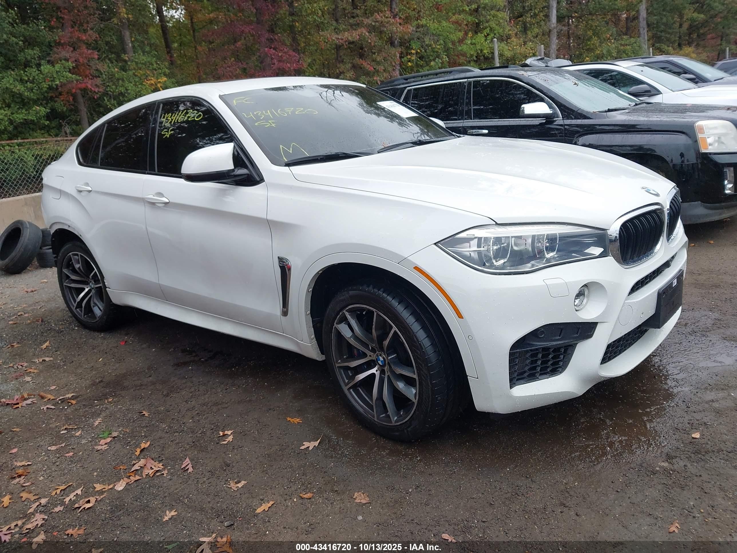 2018 BMW X6 M, VIN 5YMKW8C50J0U72589 — Rear end