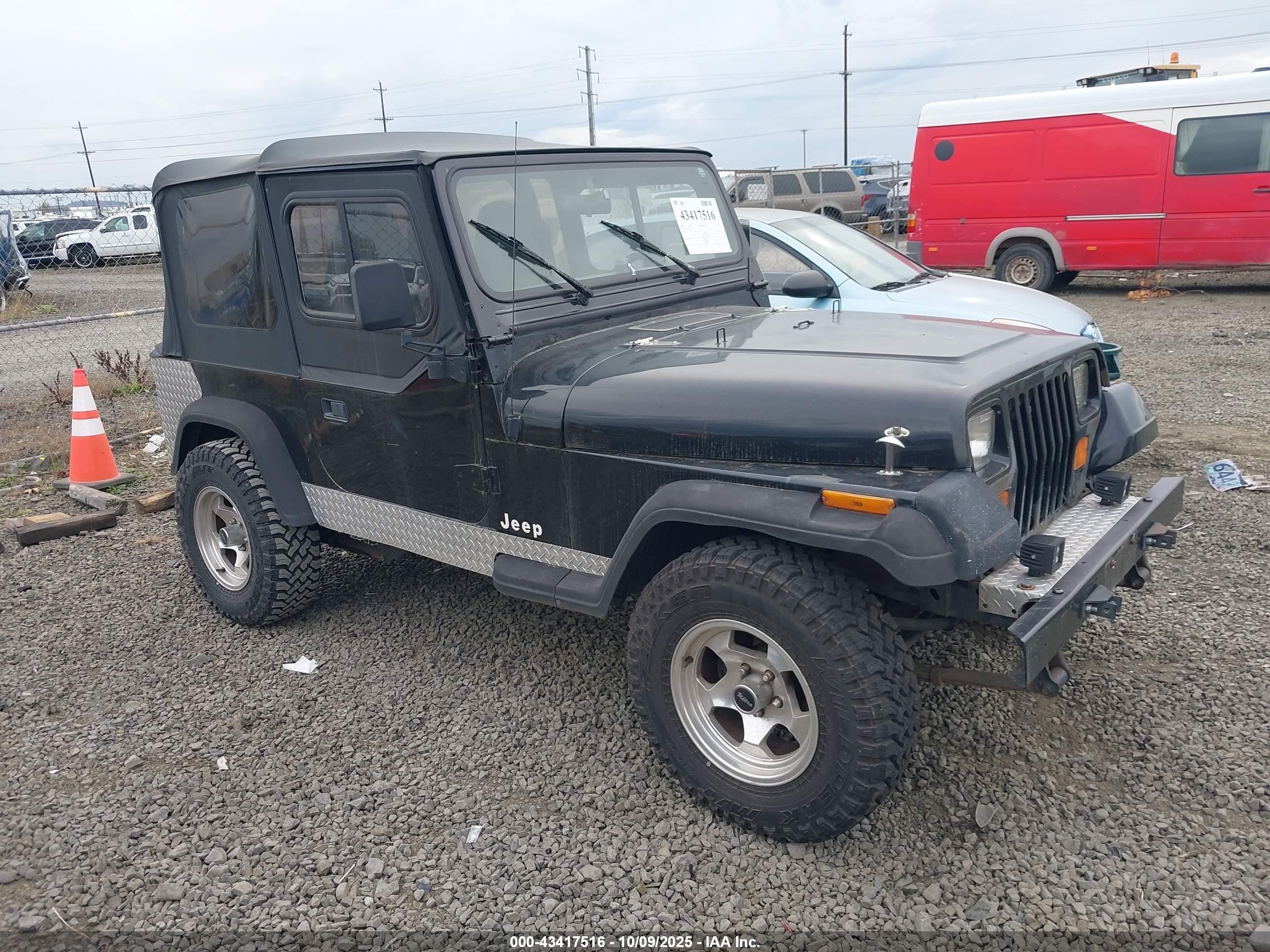 1989 Jeep Wrangler S, VIN 2J4FY19E1KJ122472 — Normal wear
