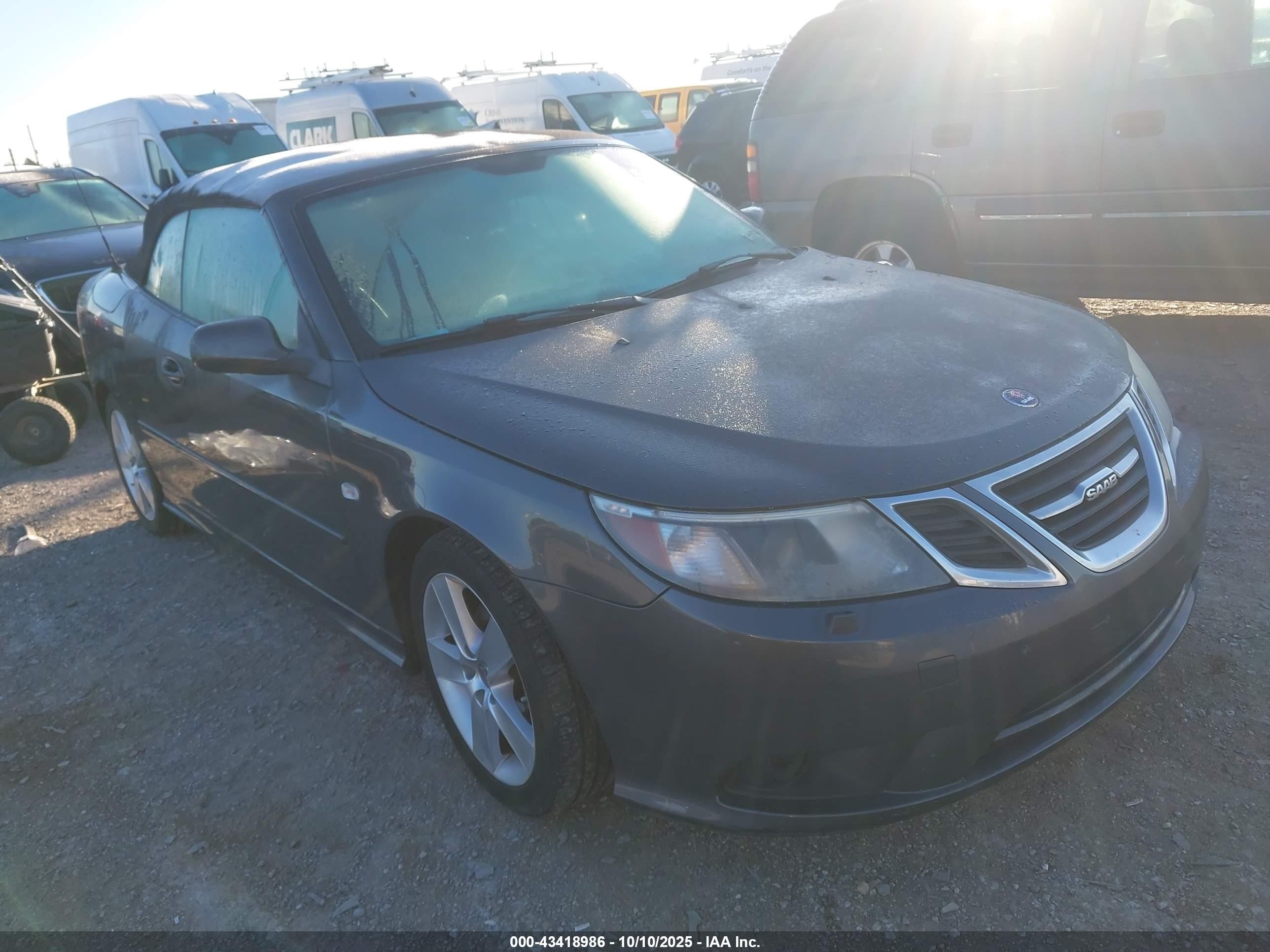 2010 Saab 9-3, VIN YS3FE7CY9A6001127 — Зад