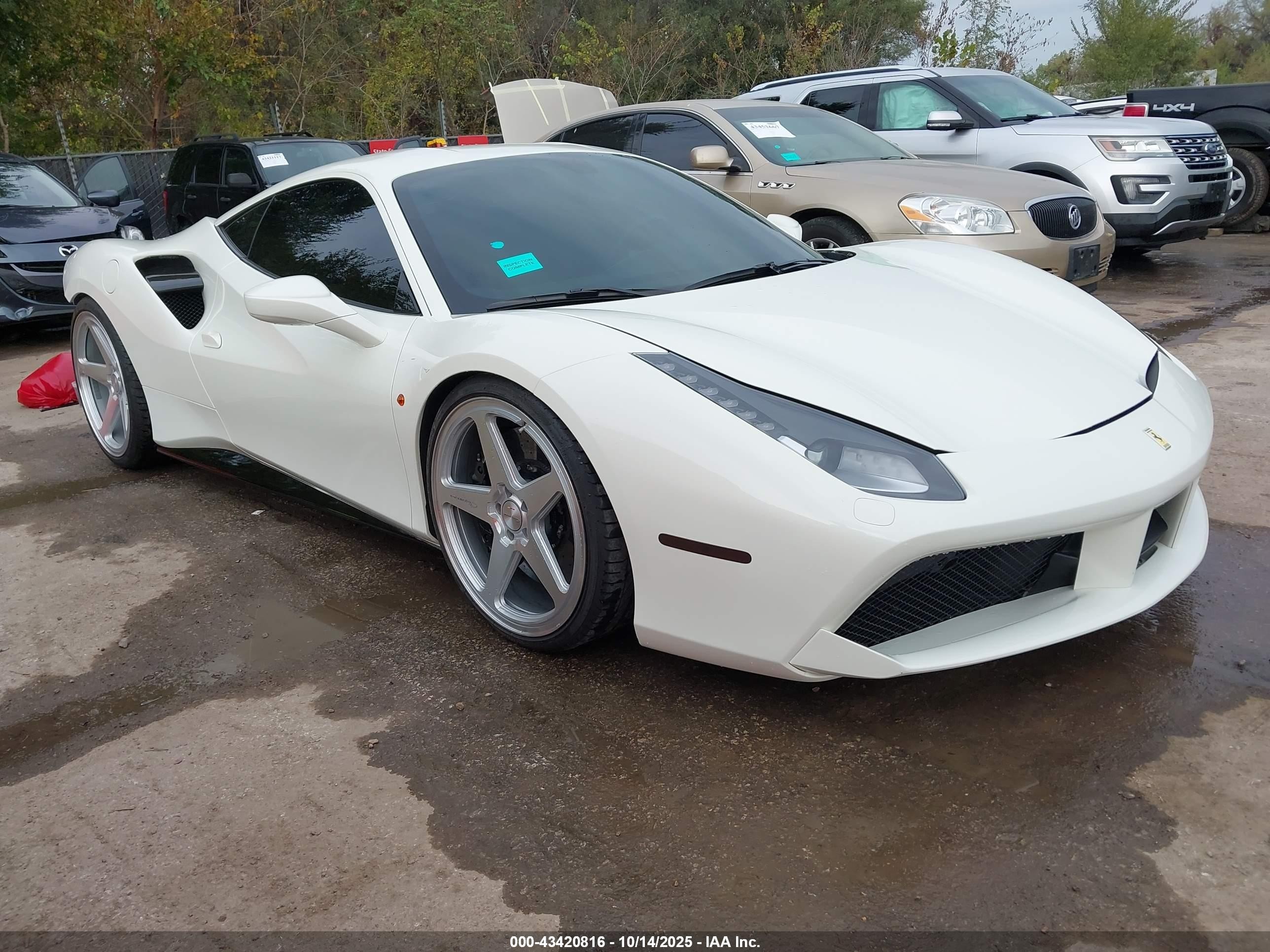 2017 Ferrari 488, VIN ZFF79ALA2H0224625 — Rear end