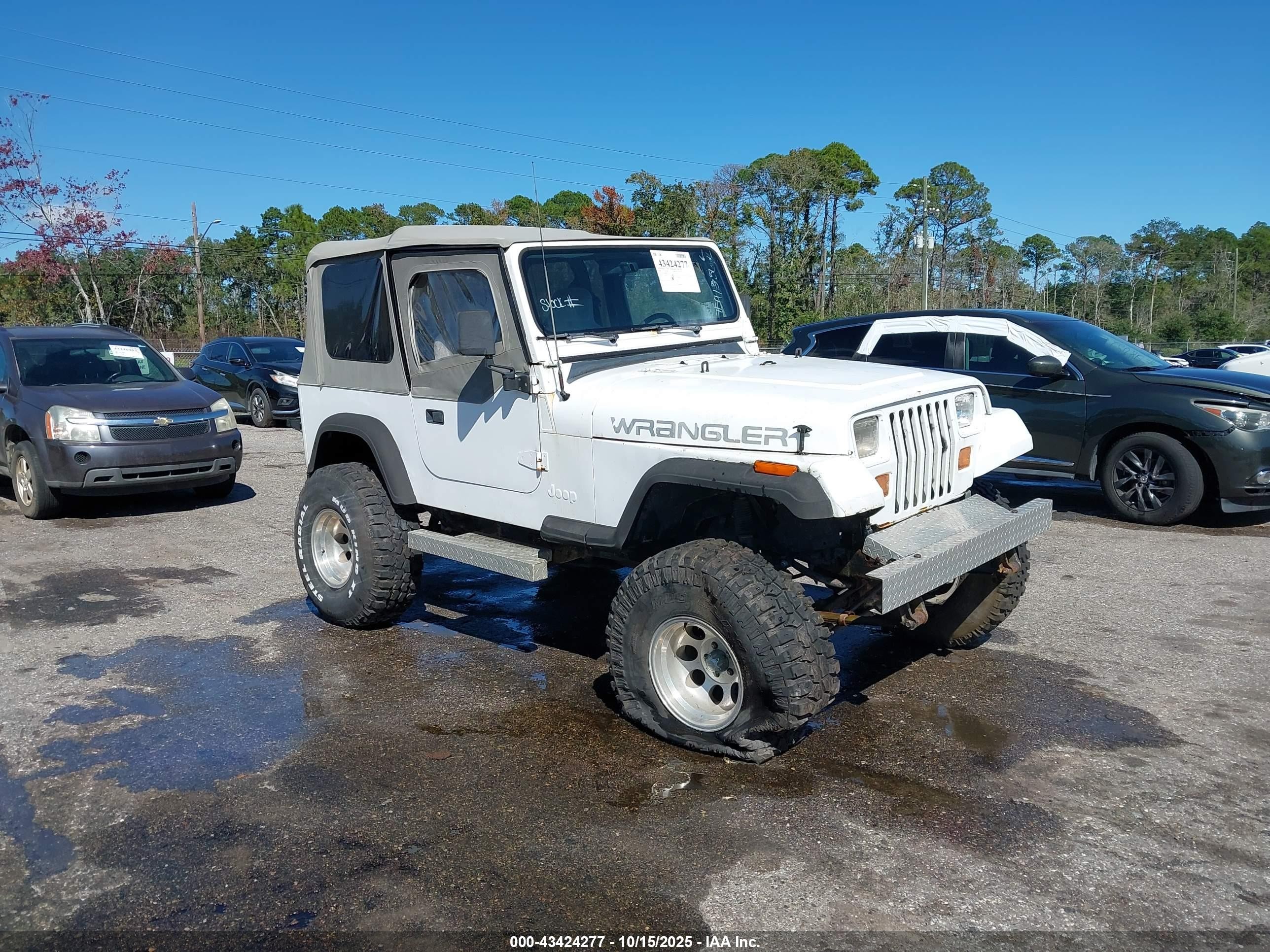 1989 Jeep Wrangler S, VIN 2J4FY19EXKJ111356 — Normal wear