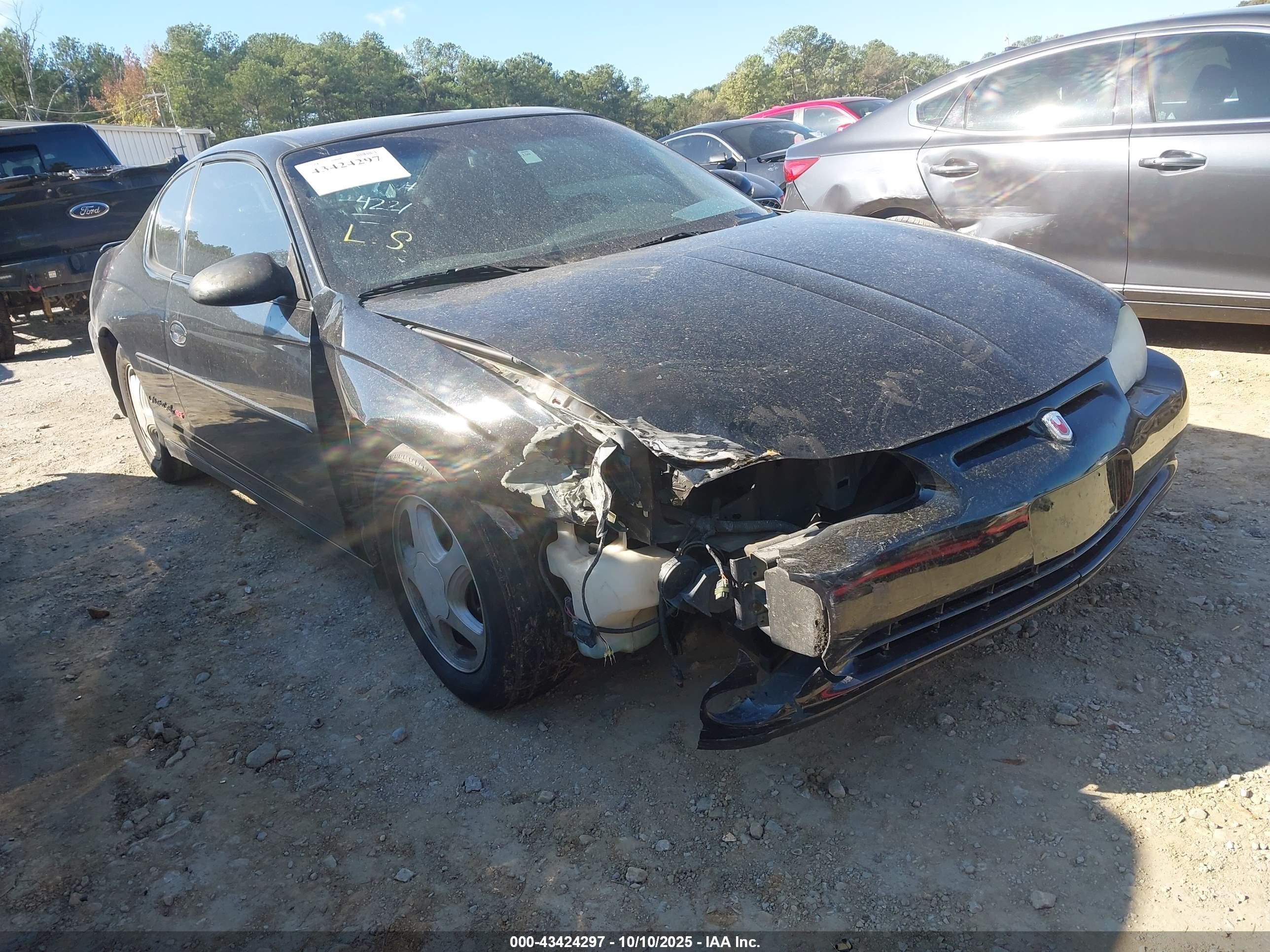 2003 Chevrolet Monte Carlo SS, VIN 2G1WX12K039370474 — Front end