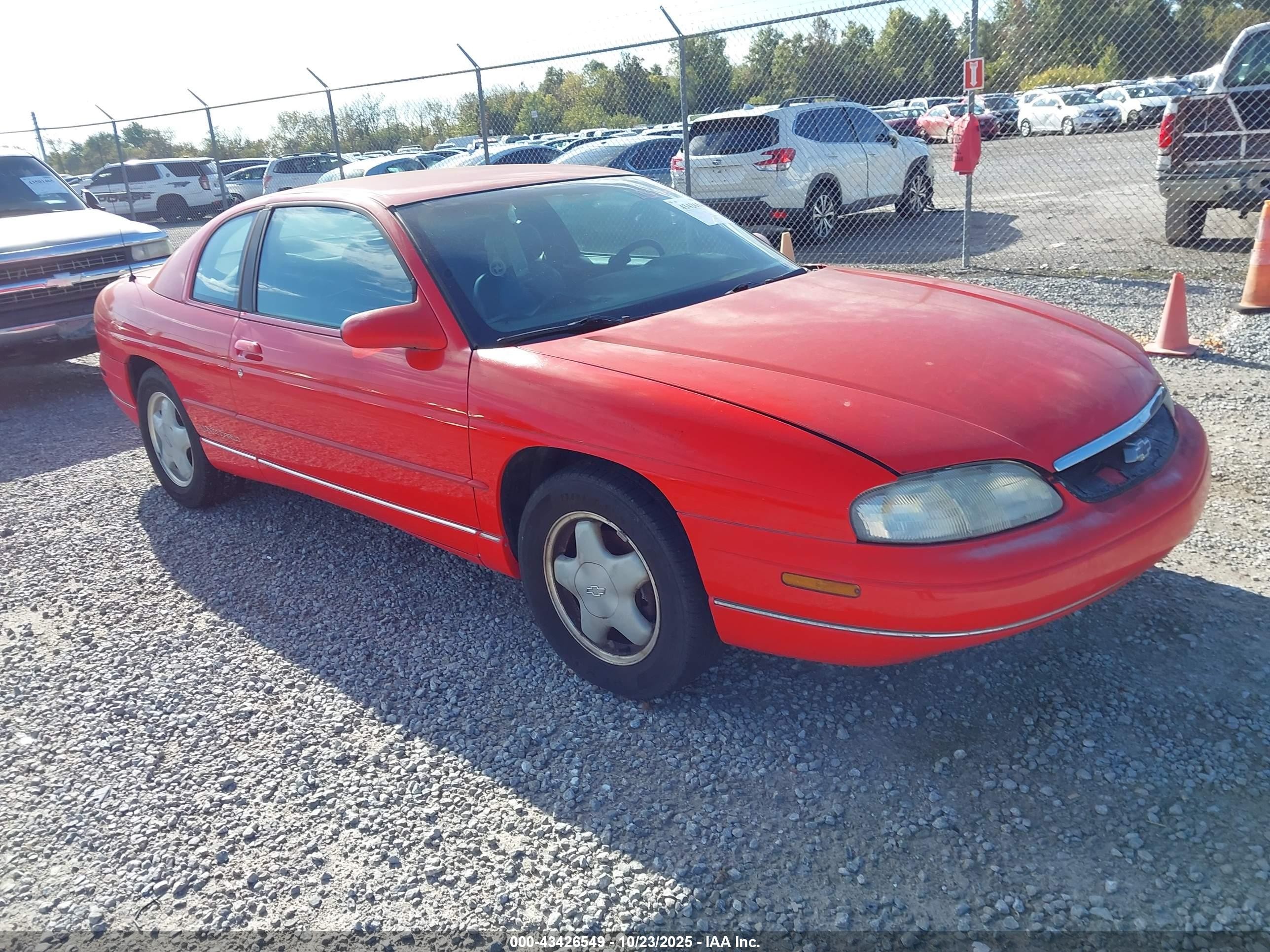 1997 Chevrolet Monte Carlo LS, VIN 2G1WW12M6V9335848 — Механическое
