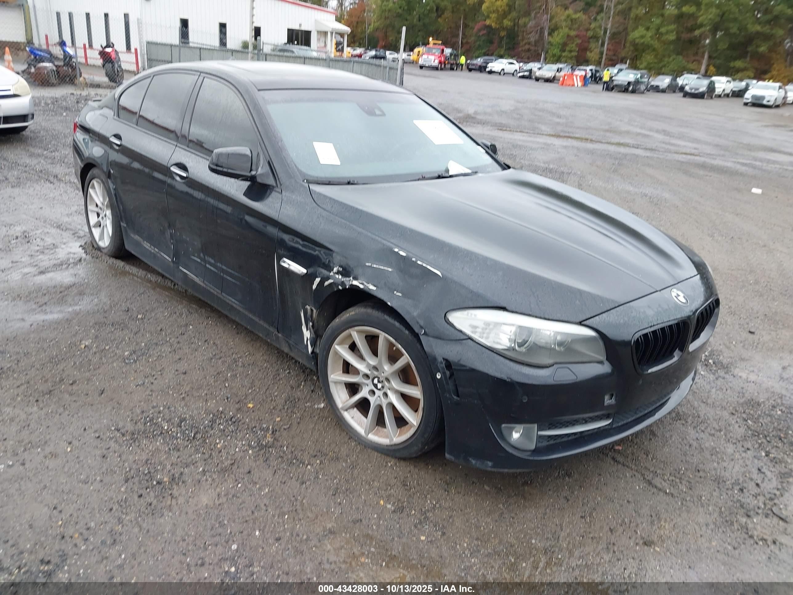 2011 BMW 5 Series 550i, VIN WBAFR9C50BC757071 — Front end