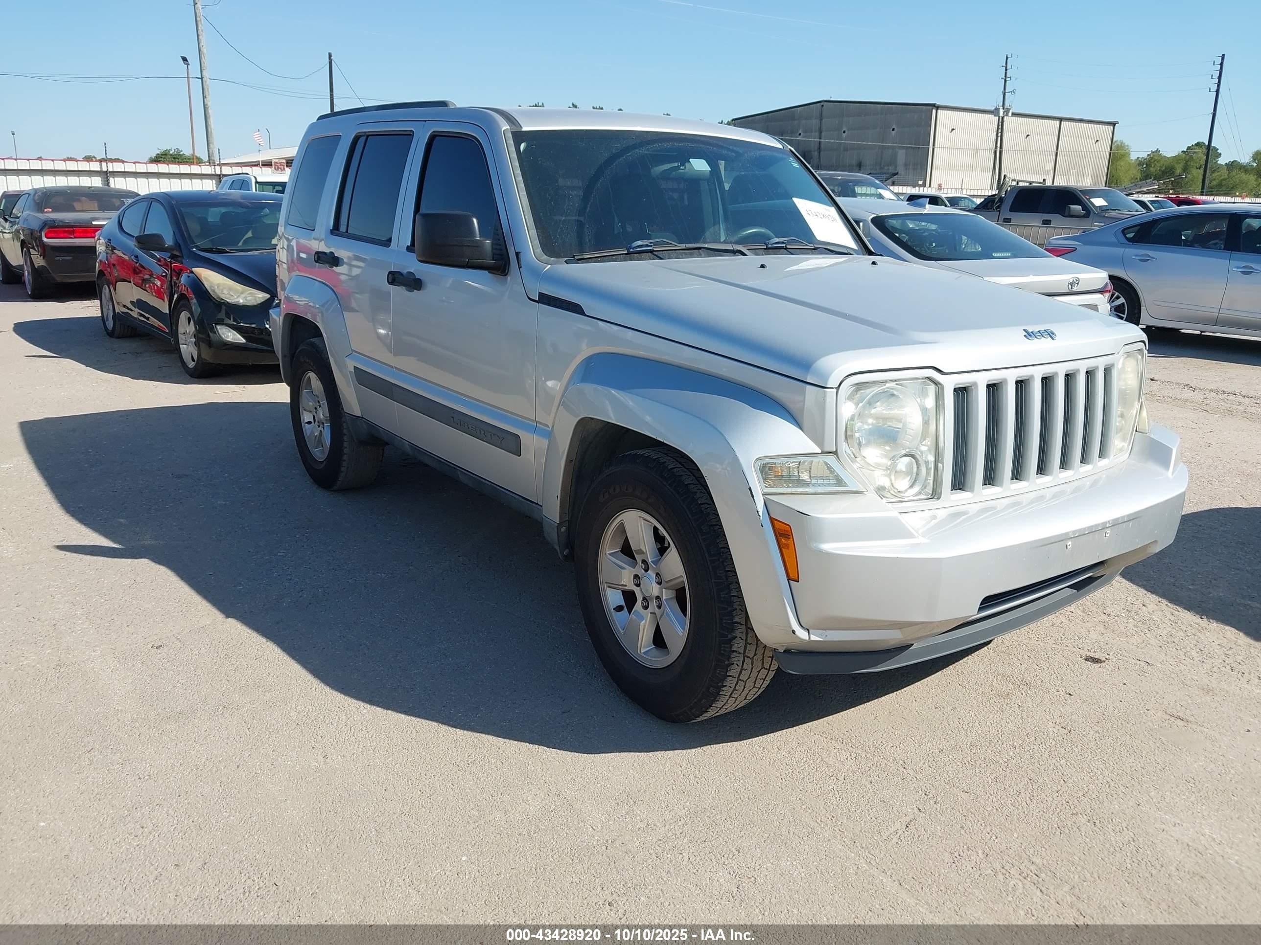 2012 Jeep Liberty Sport Latitude, VIN 1C4PJLAK0CW134103 — Изъятие за долги
