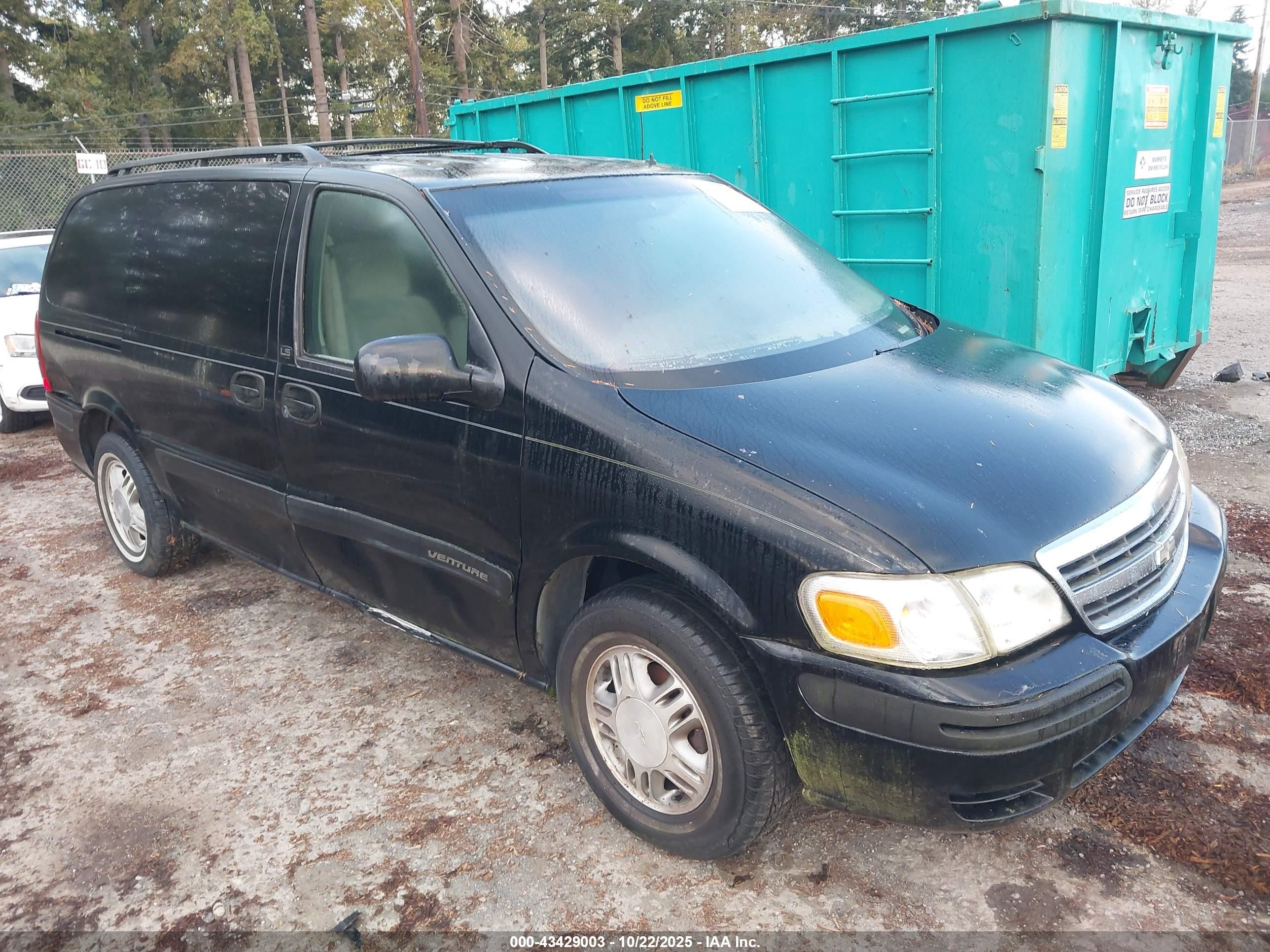 2001 Chevrolet Venture LS Y3G Mobility, VIN 1GNDX03E71D246372 — Side