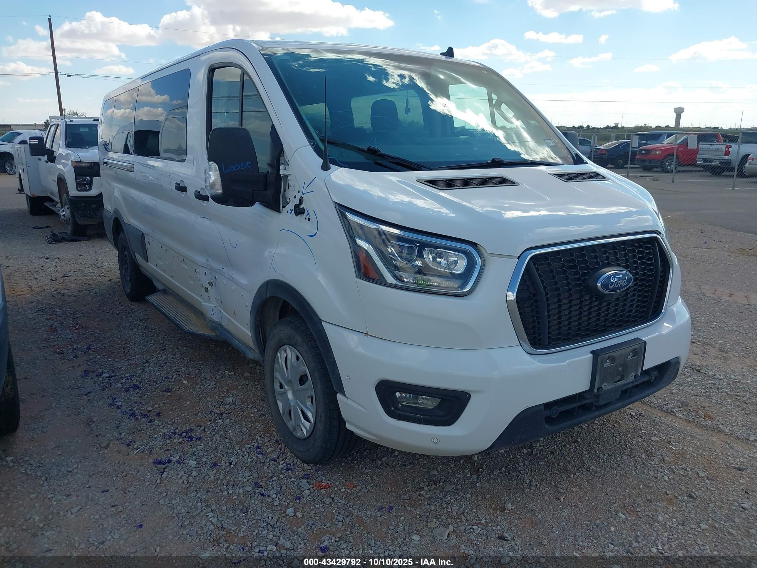 2023 Ford Transit Passenger XL, VIN 1FBAX2Y80PKA48915 — Side