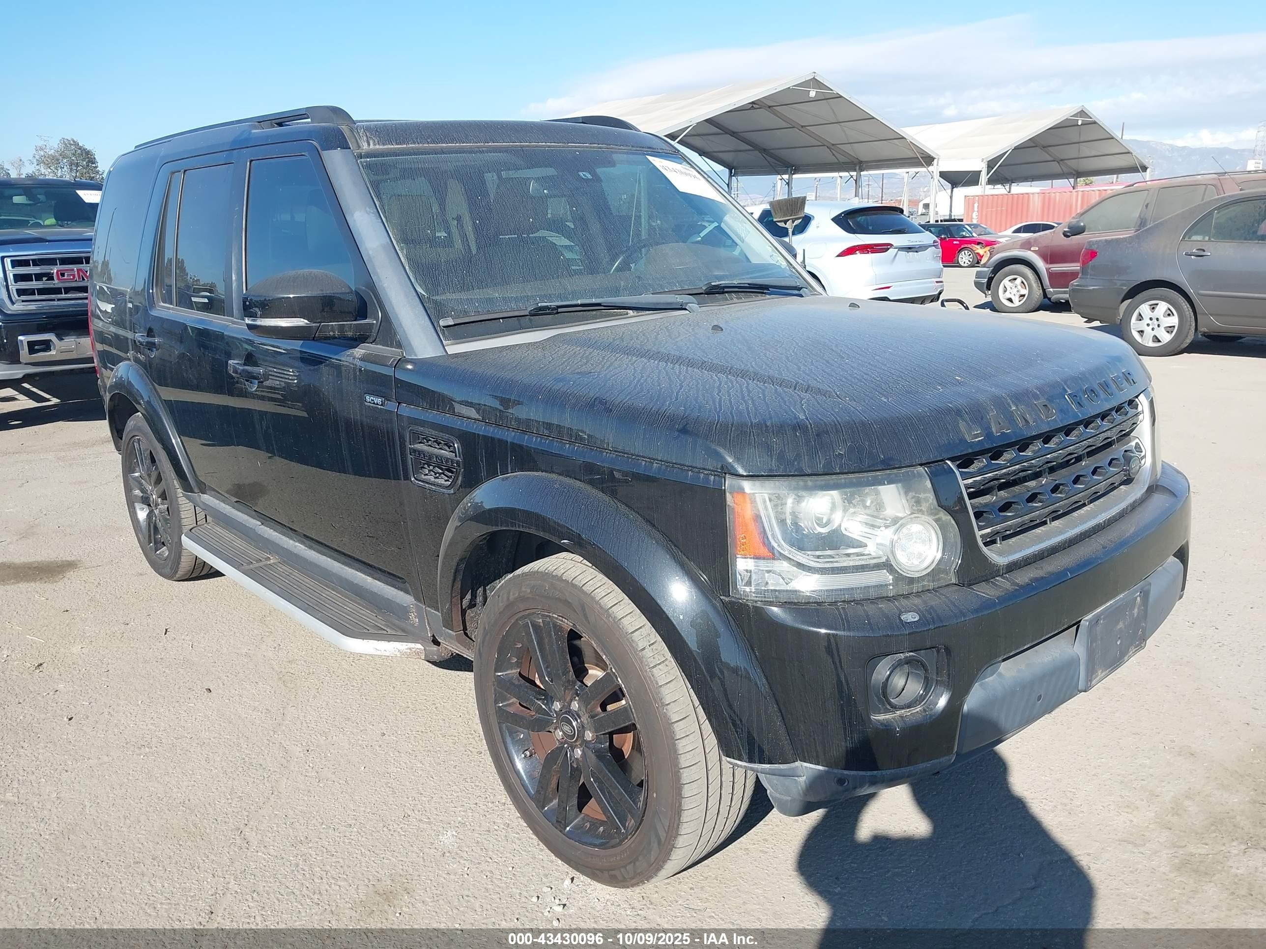 2015 Land Rover LR4 HSE, VIN SALAG2V66FA754069 — Фото с аукциона