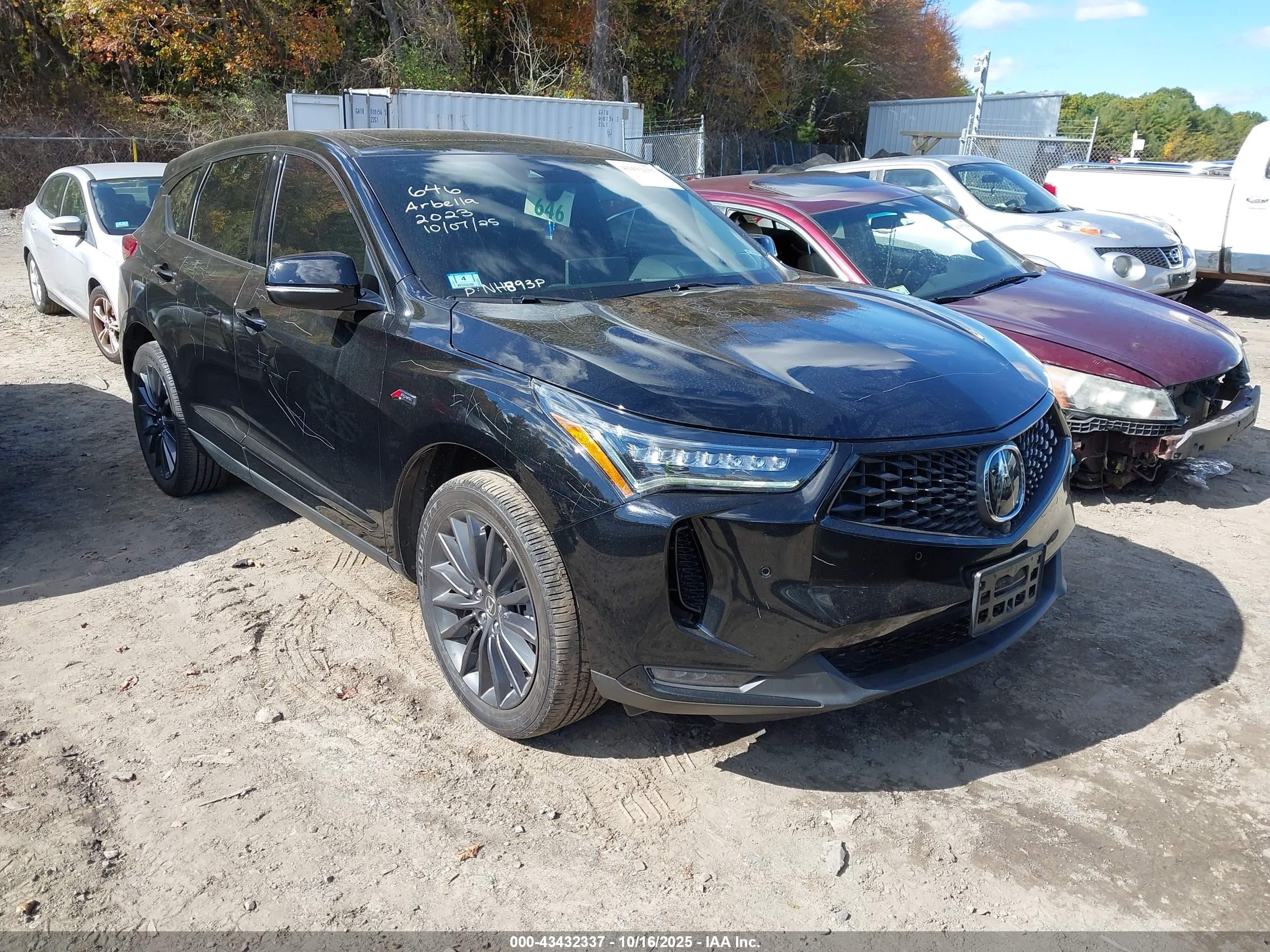 2023 Acura RDX Advance, VIN 5J8TC2H83PL009702 — Vandalism
