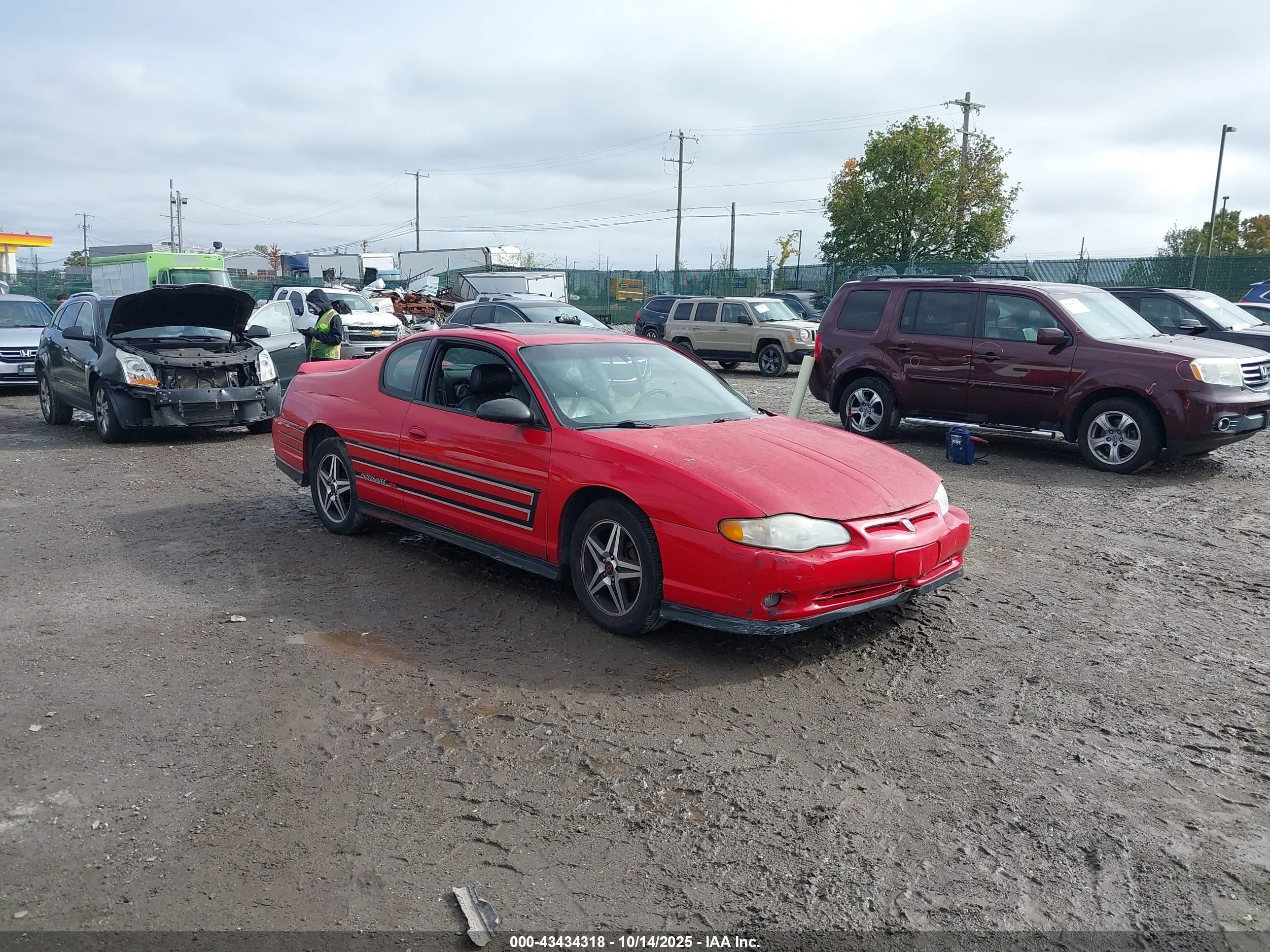 2004 Chevrolet Monte Carlo SS Supercharged, VIN 2G1WZ151349440855 — Side