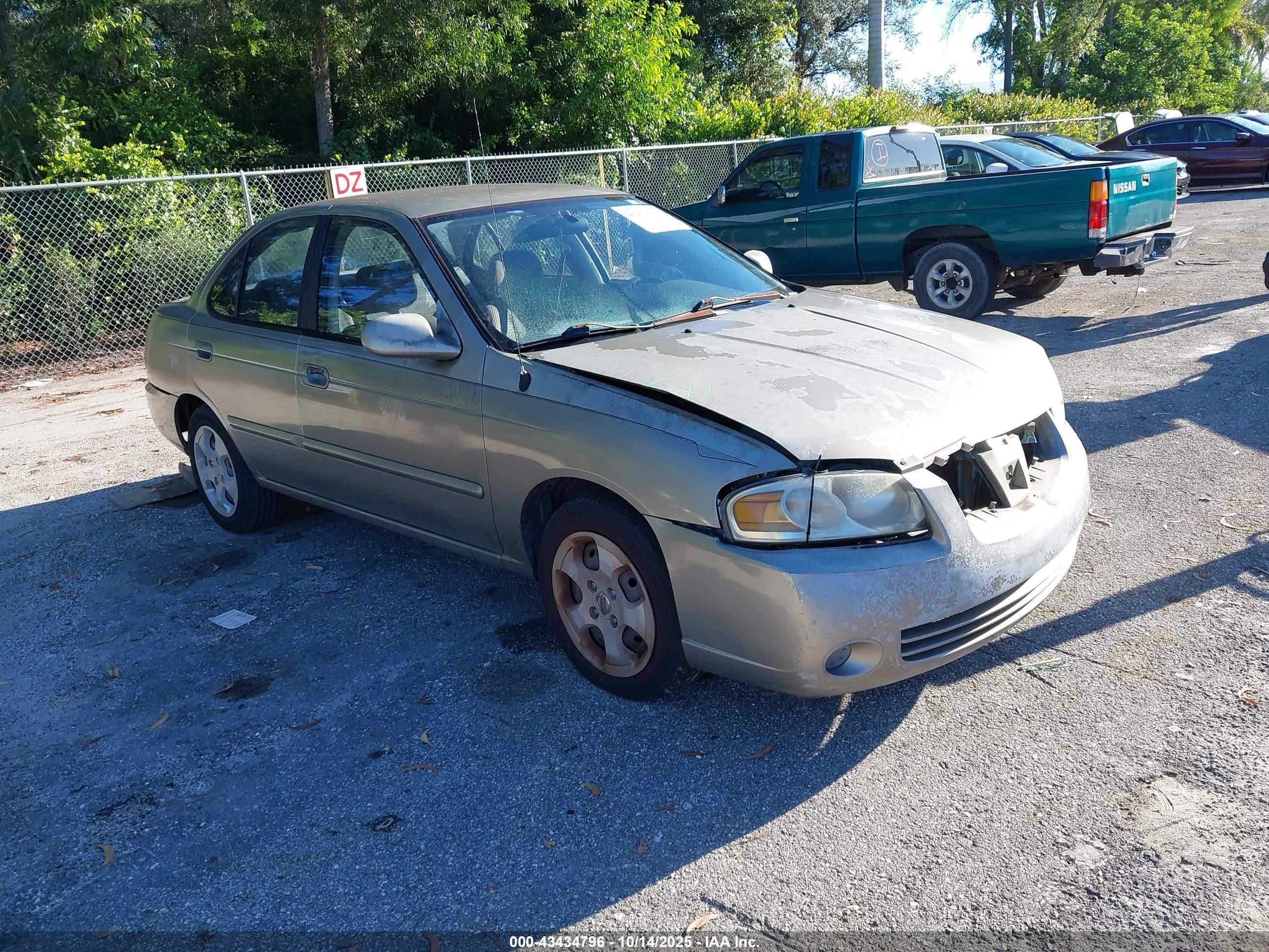 2005 Nissan Sentra S, VIN 3N1CB51D05L494587 — Перед