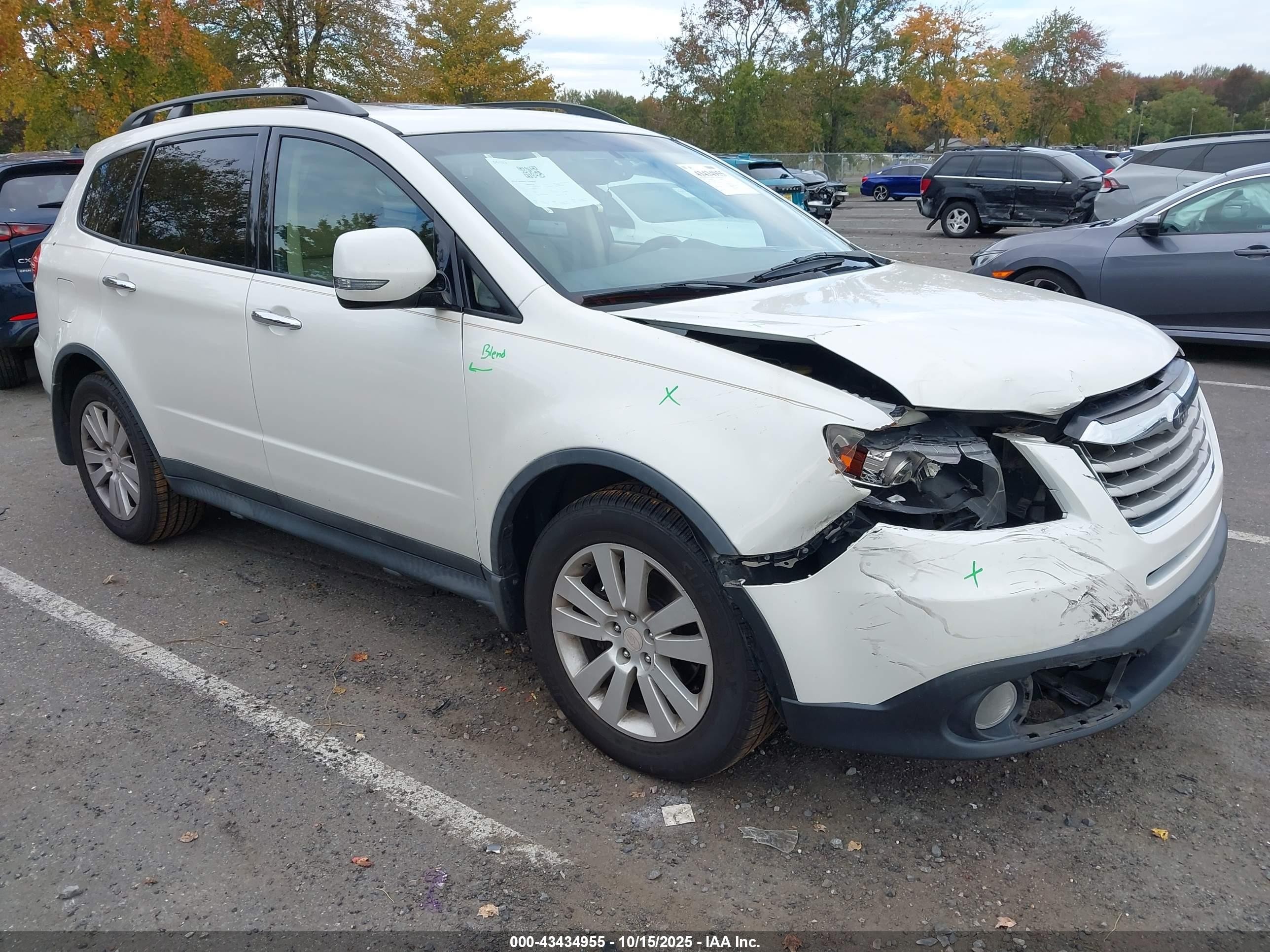 2014 Subaru Tribeca Limited, VIN 4S4WX9GD9E4400654 — Front end