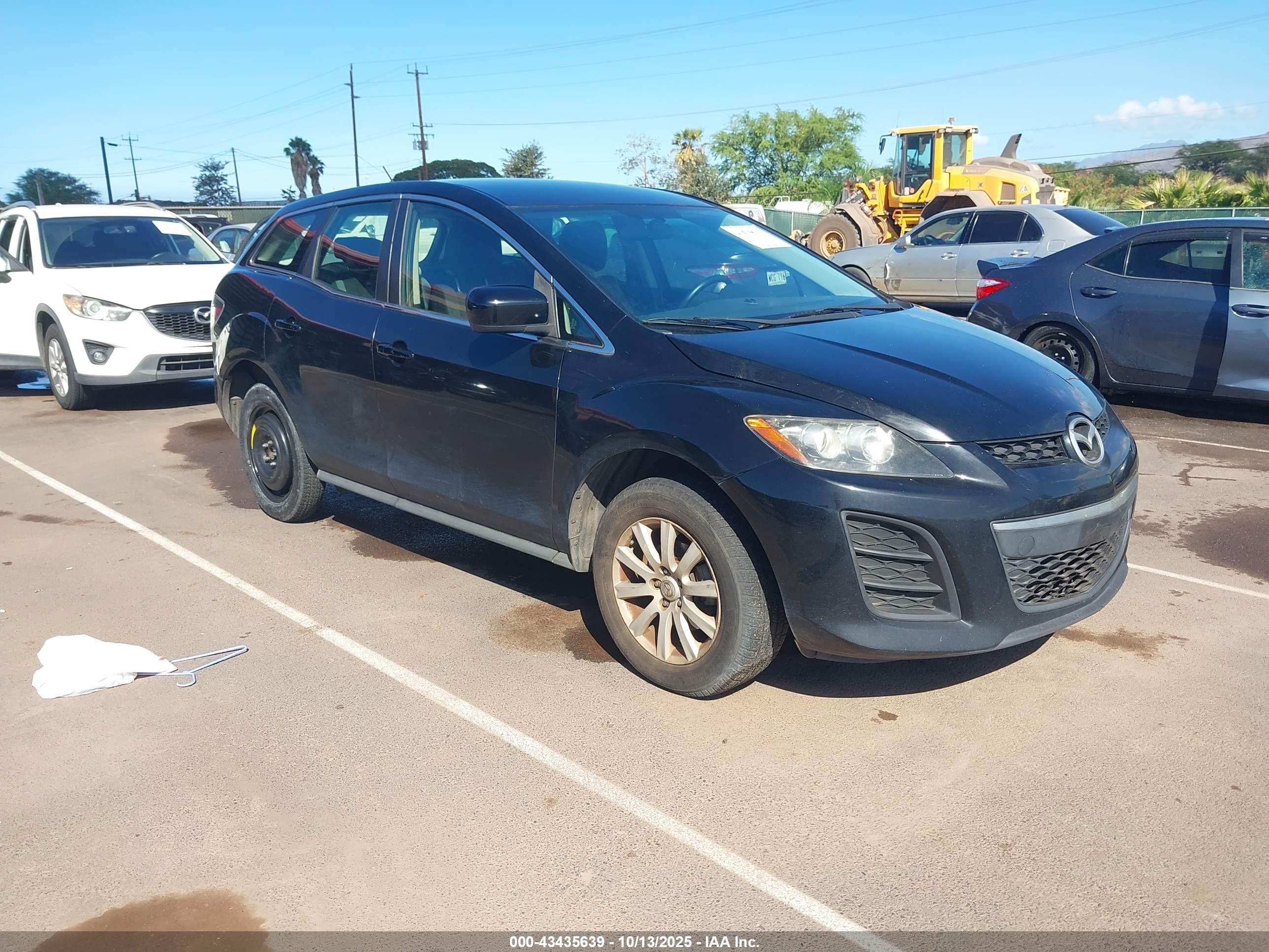 2011 Mazda CX-7 i SV, VIN JM3ER2AMXB0387630 — Rear end