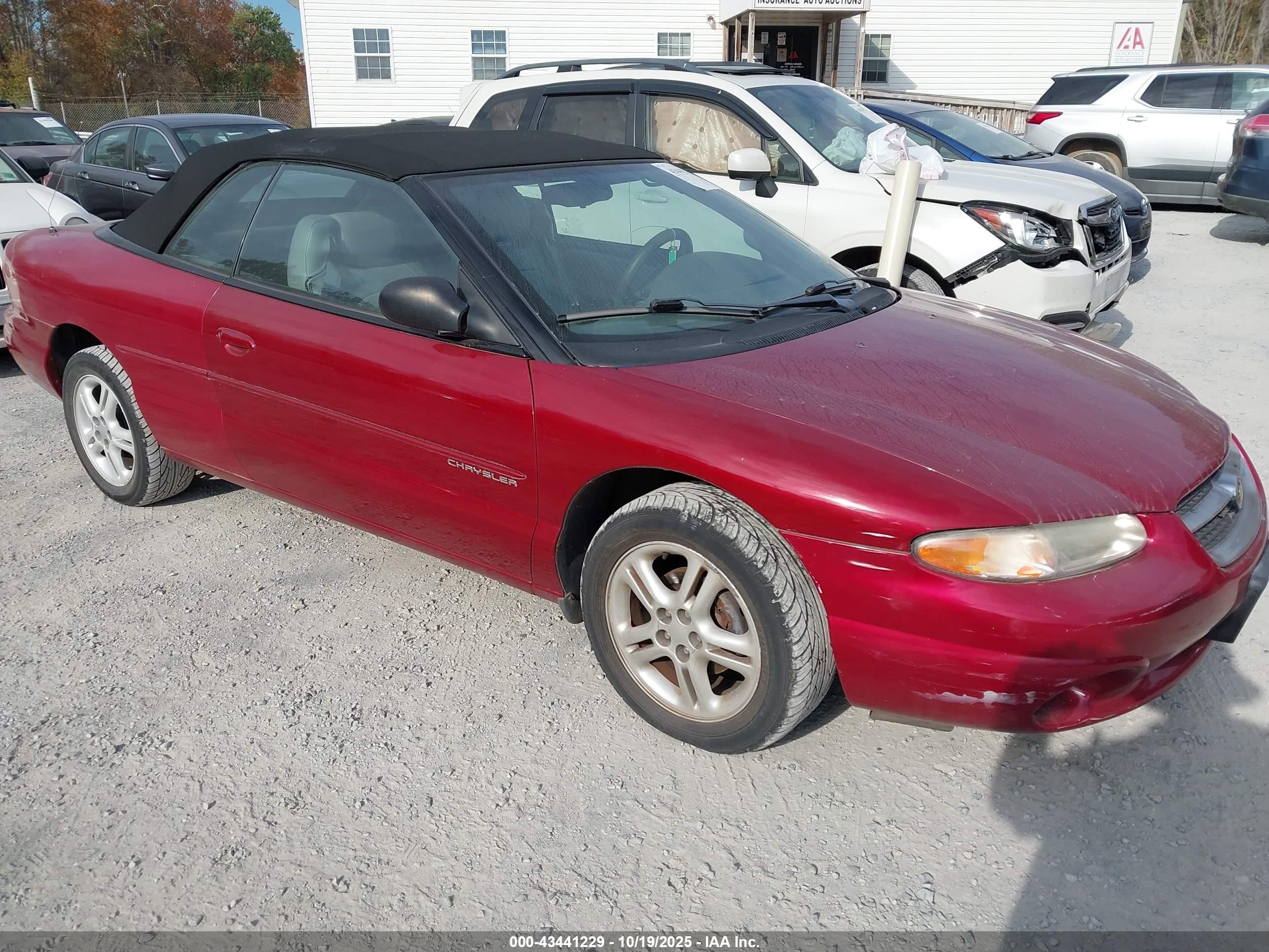 1997 Chrysler Sebring JXi, VIN 3C3EL55H1VT527181 — Обычный износ