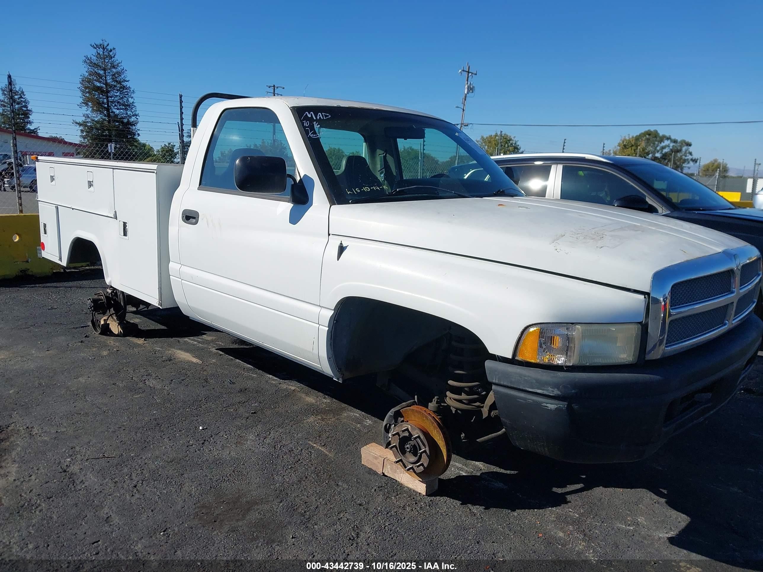 1996 Dodge RAM, VIN 1B6KF26Z7TJ194747 — После угона