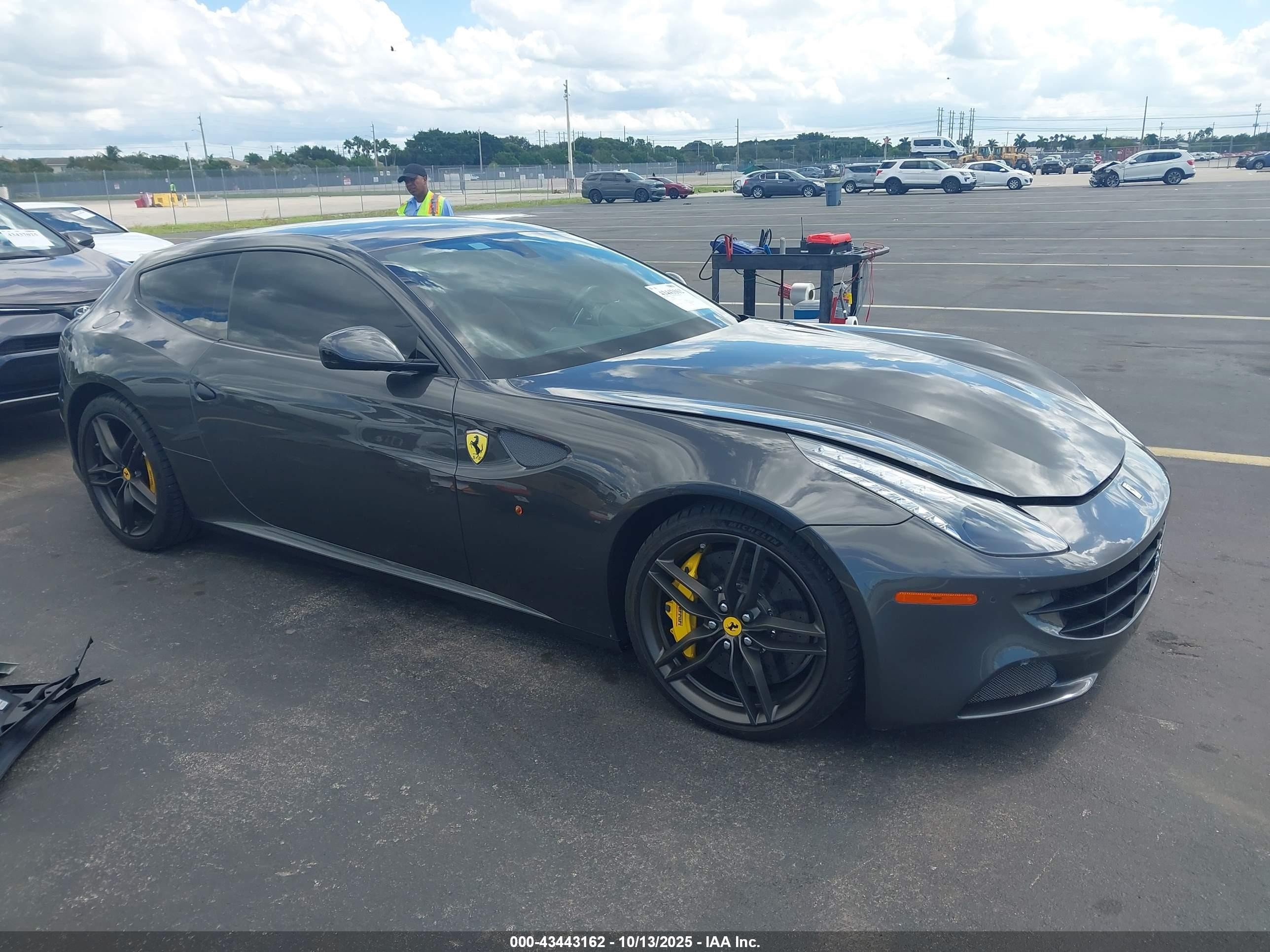 2013 Ferrari FF, VIN ZFF73SKA2D0195338 — Water / flood