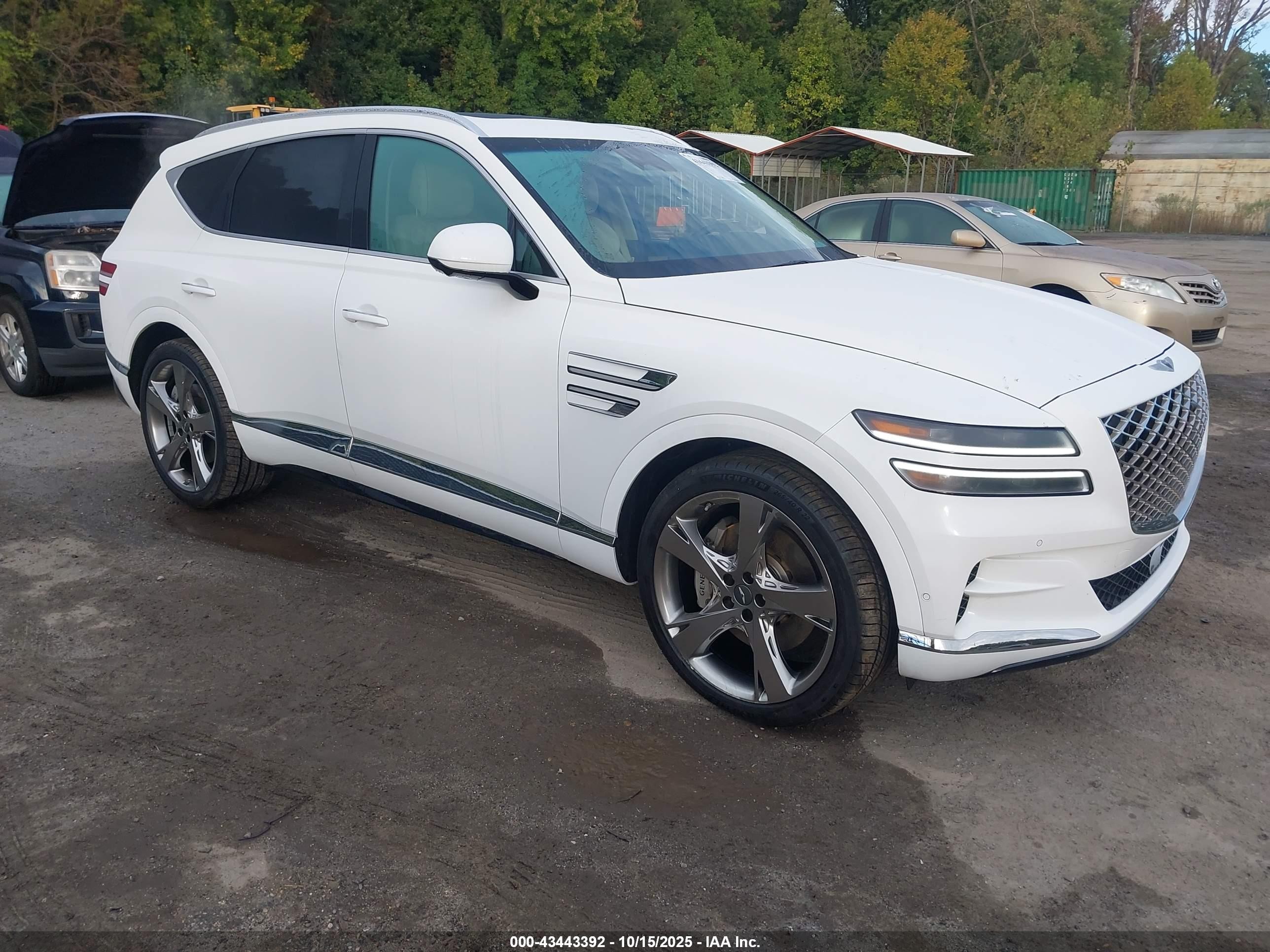 2023 Genesis GV80 Advanced Plus, VIN KMUHCESC8PU129781 — Undercarriage