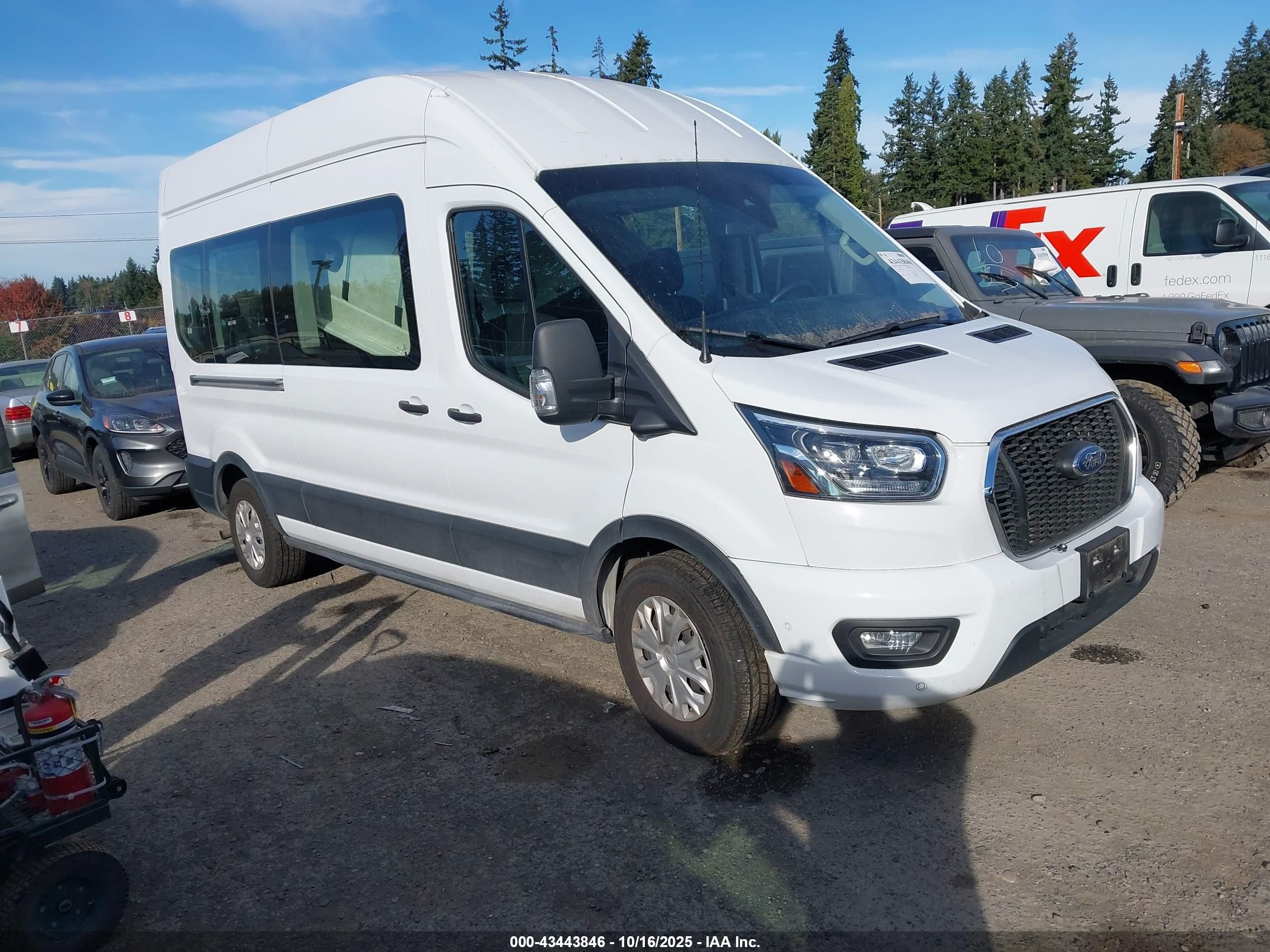 2023 Ford Transit Passenger XL, VIN 1FBAX2X86PKB27975 — Rear end
