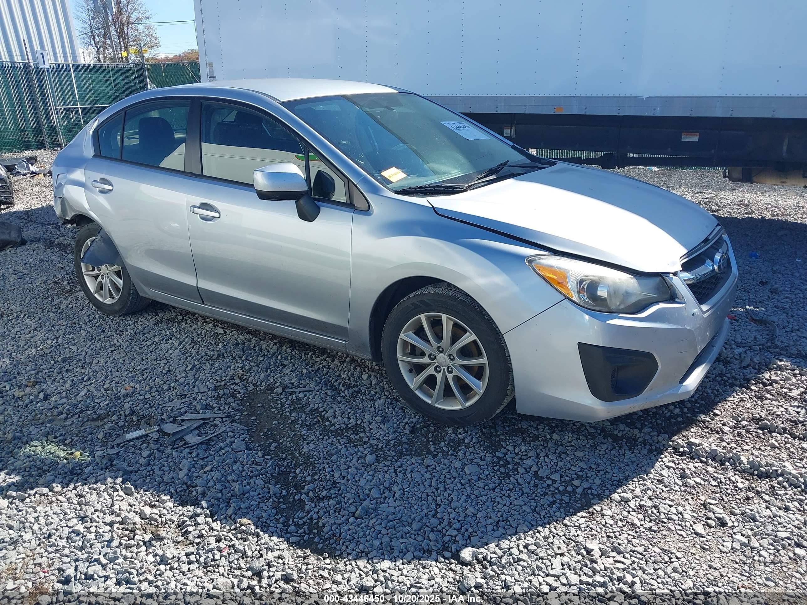 2013 Subaru Impreza Premium, VIN JF1GJAC65DH035499 — Rear end