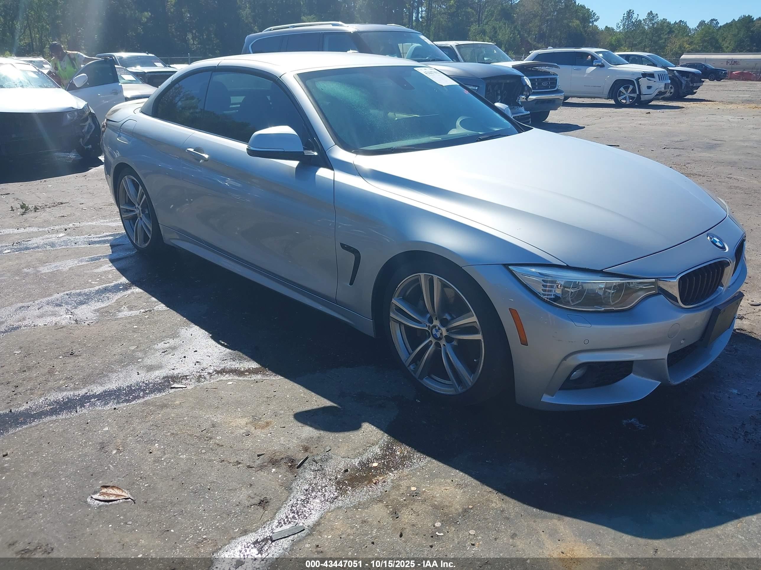 2014 BMW 4 Series 435i, VIN WBA3T3C58EJ876651 — Rear end