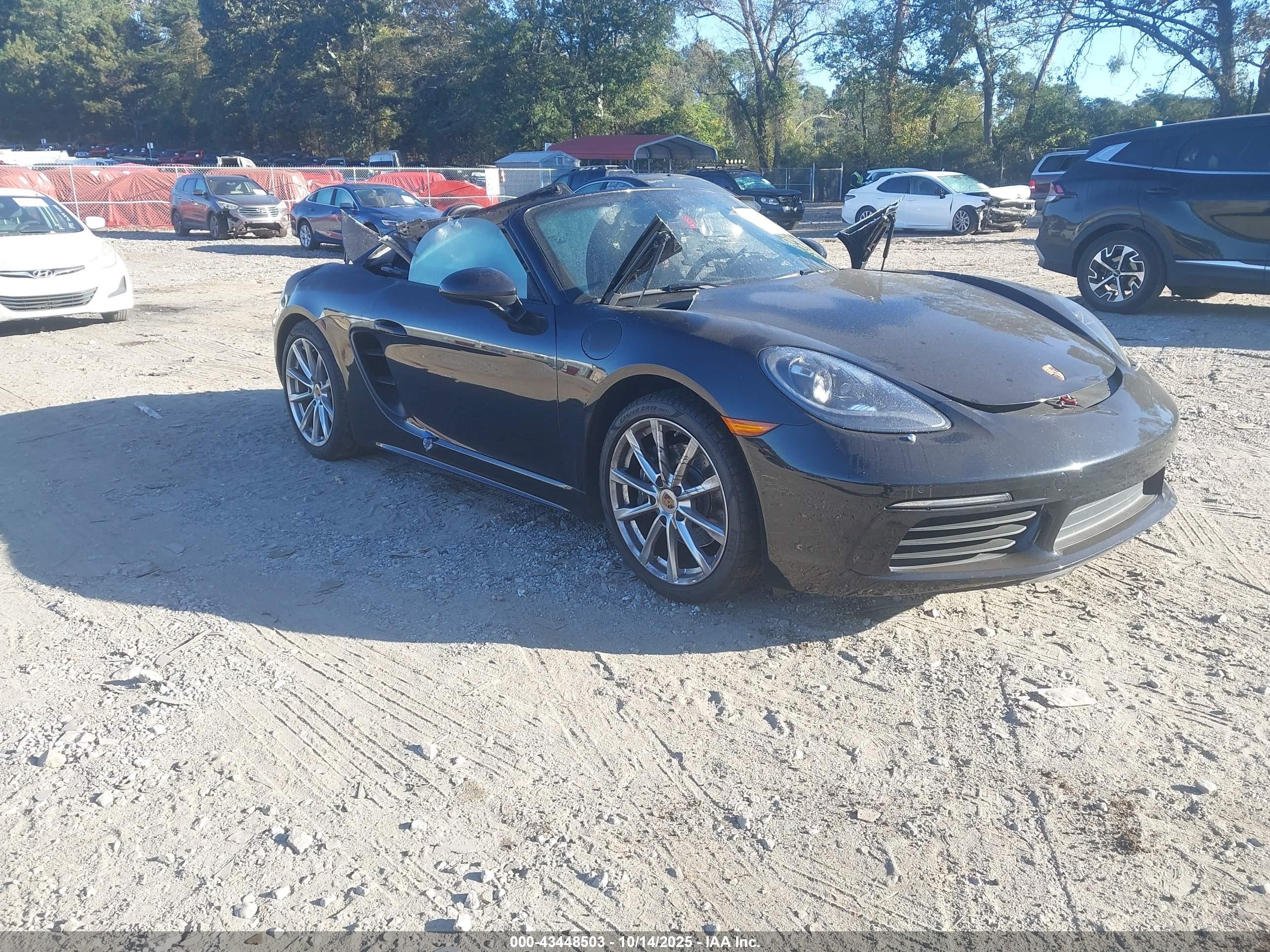 2018 Porsche 718 Boxster, VIN WP0CA2A81JS211207 — Burn