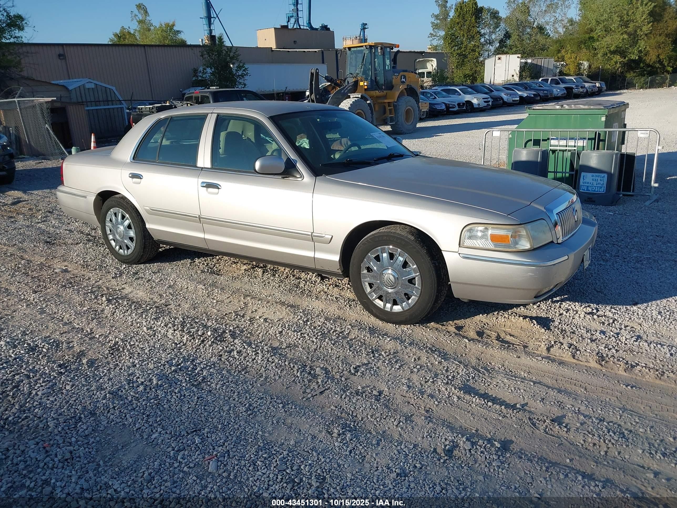 2008 Mercury Grand Marquis GS, VIN 2MEFM74V88X657122 — Hail