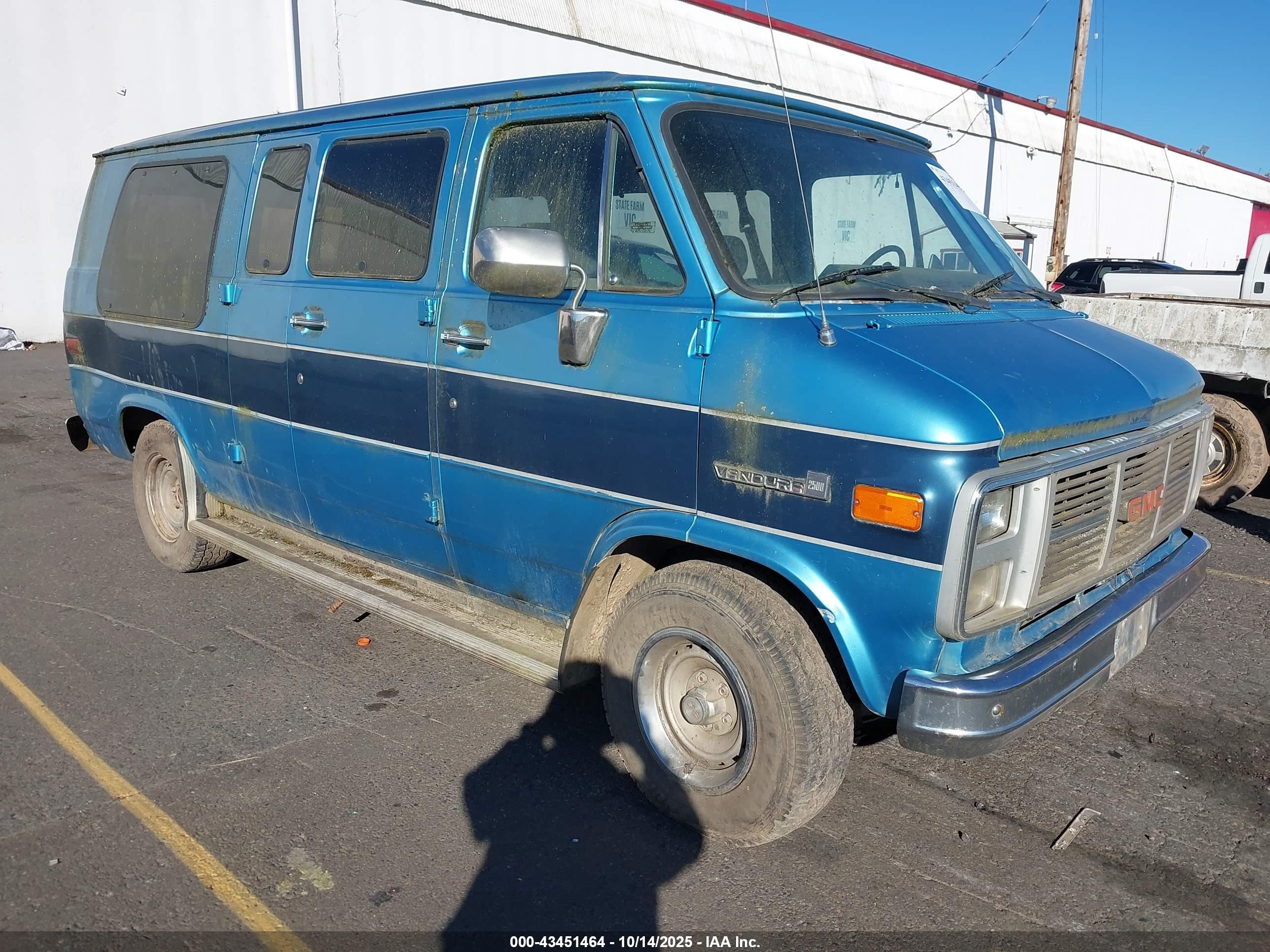 1987 GMC Vandura, VIN 1GDEG25K5H7514786 — Side