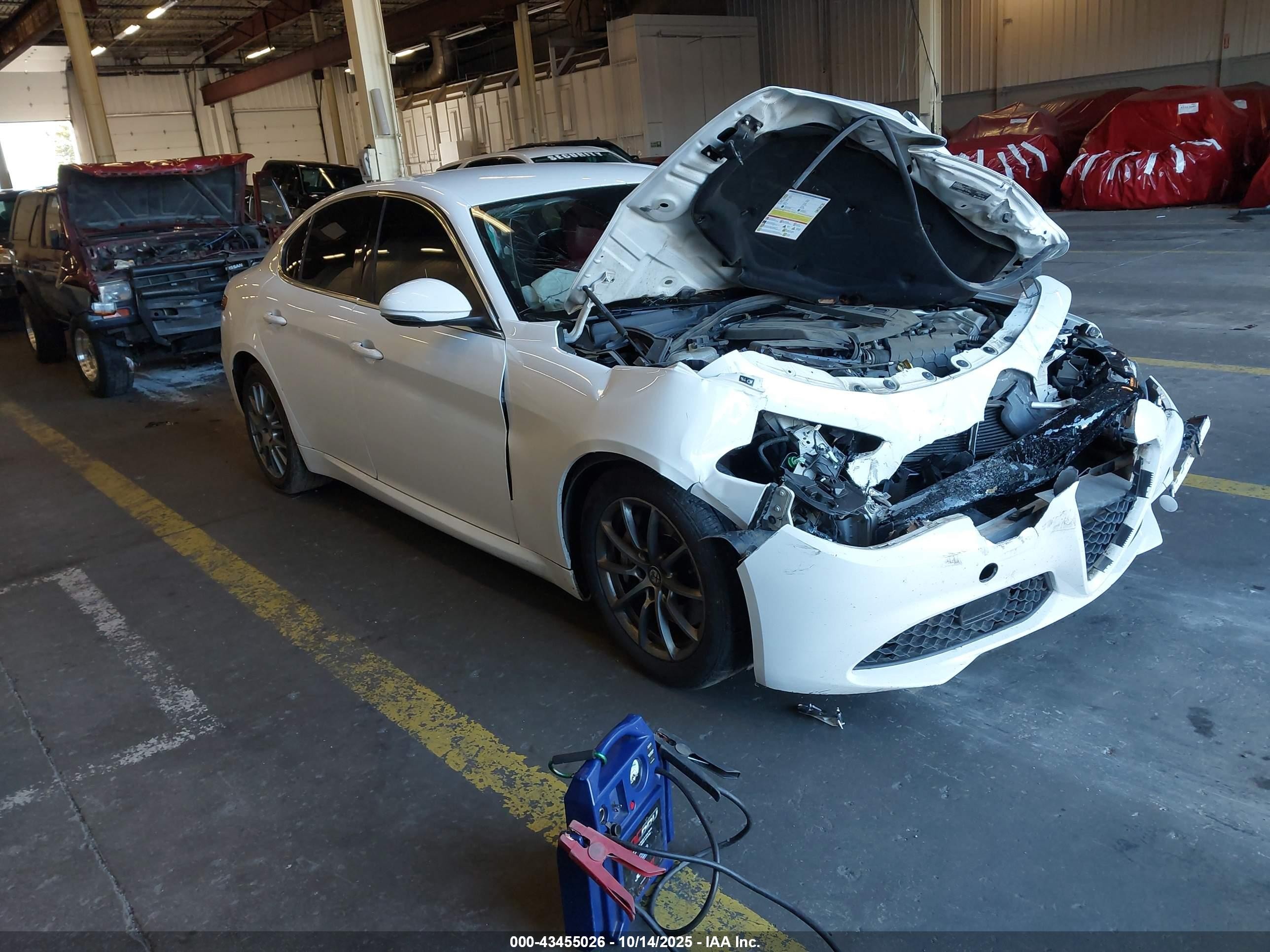 2017 Alfa Romeo Giulia, VIN ZARFAEDN7H7554073 — Biohazard / chemical