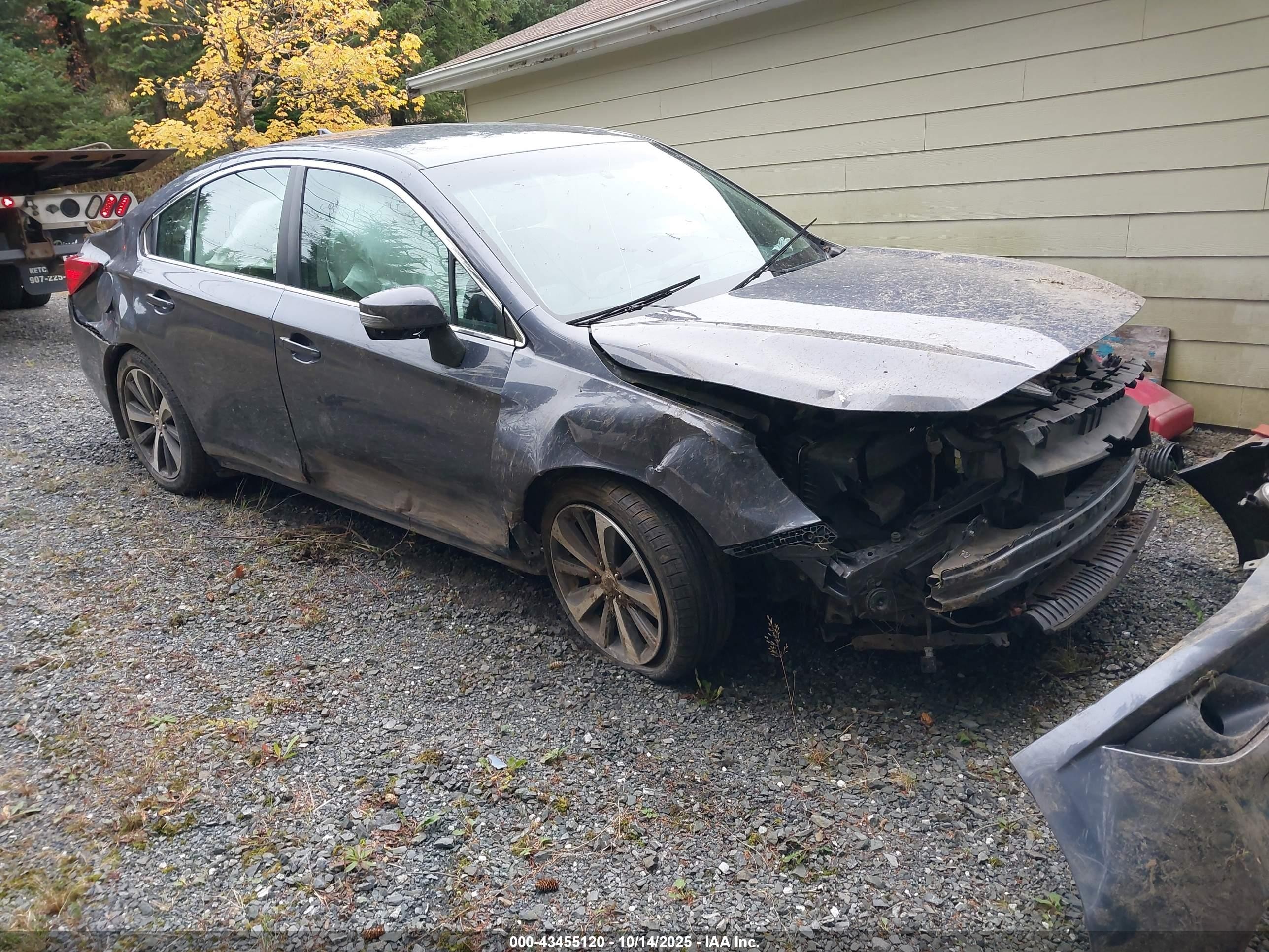 2016 Subaru Legacy Limited, VIN 4S3BNAJ64G3012020 — Rollover