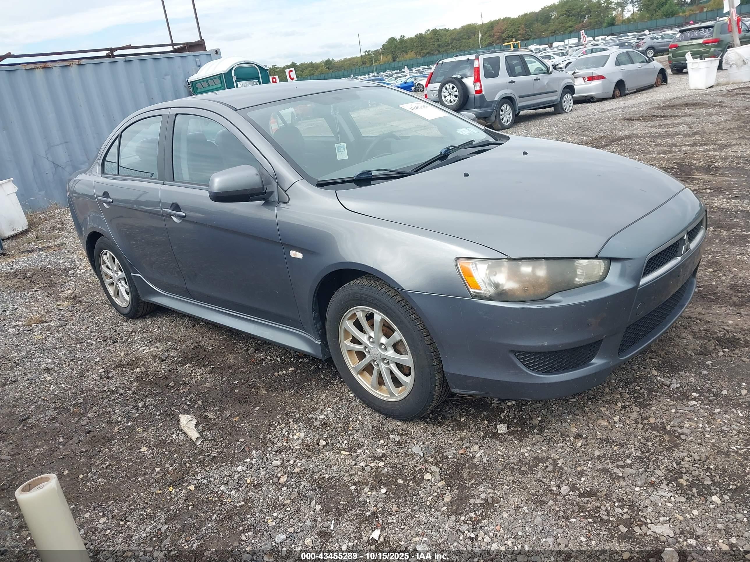 2010 Mitsubishi Lancer ES, VIN JA32U2FU3AU031111 — Storm