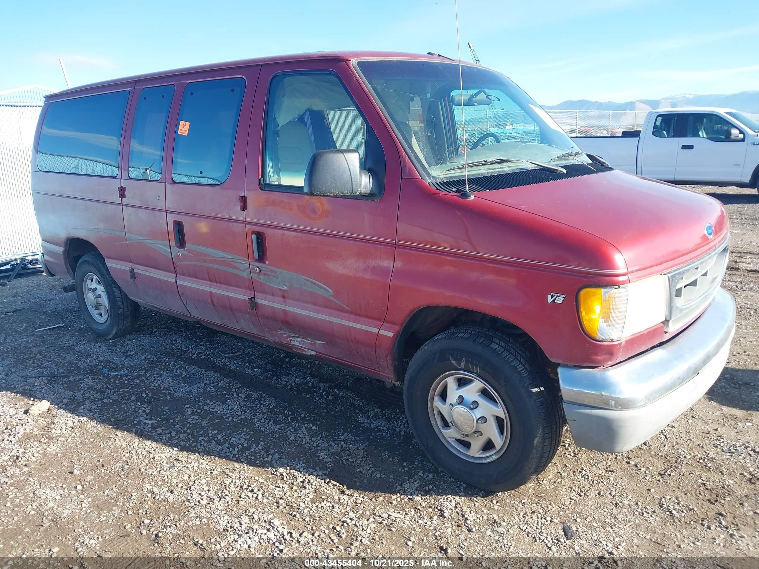 1997 Ford Econoline Wagon XL, VIN 1FMEE1165VHB79947 — Biohazard / chemical