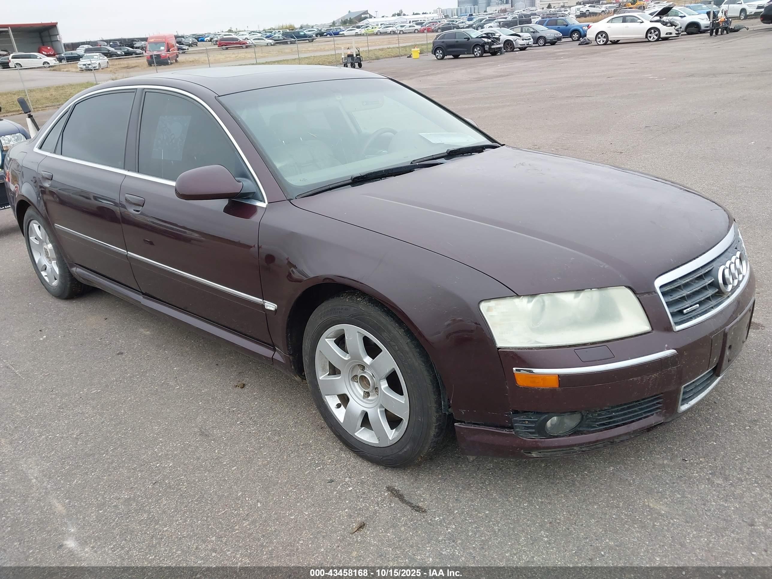 2004 Audi A8, VIN WAUML44E74N003652 — Side